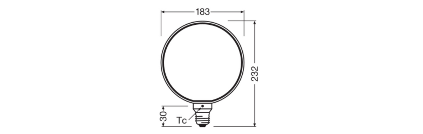 Sisustuslamppu OSRAM Vintage 1906 Globe183 4W 1800K 220lm E27 Gold O-filamentti