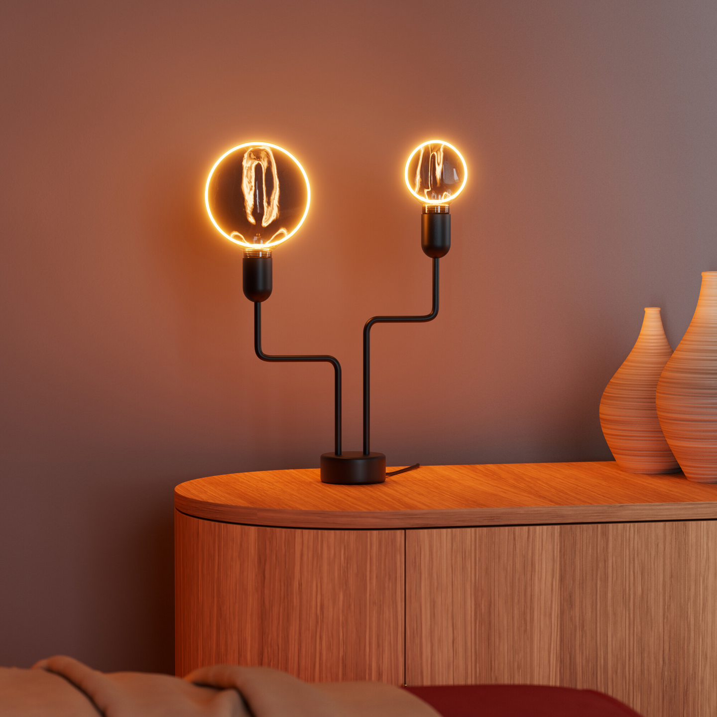 Sisustuslamppu OSRAM Vintage 1906 Globe80 4W 1800K 110lm E27 Smoke O-filamentti