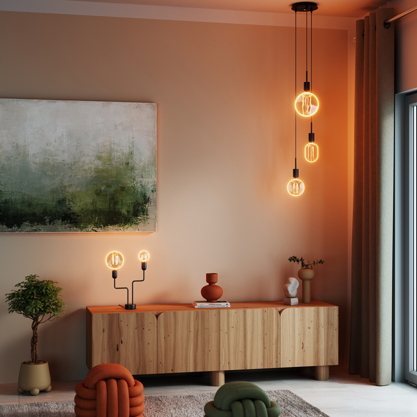 Sisustuslamppu OSRAM Vintage 1906 Globe183 4W 1800K 220lm E27 Gold O-filamentti