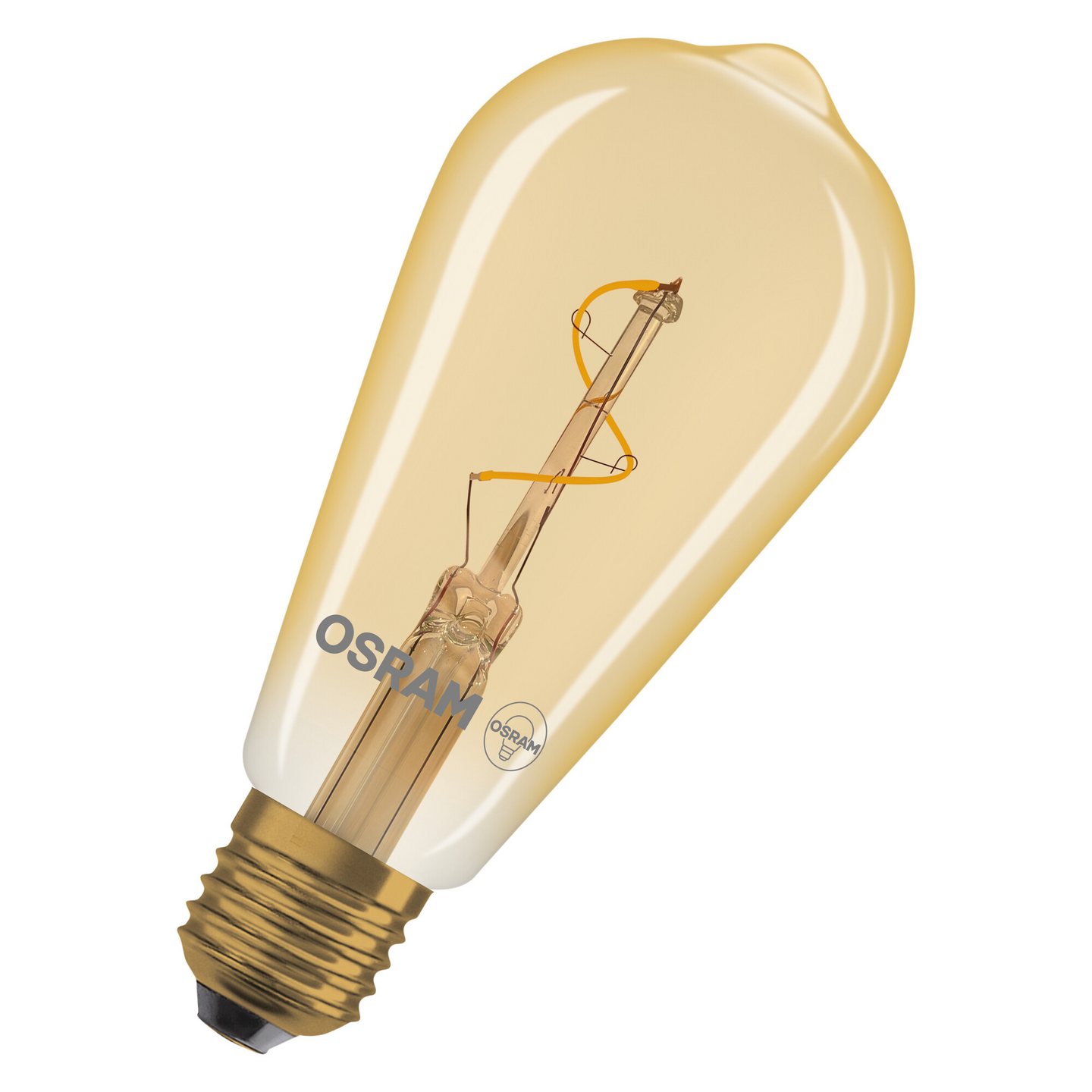 Sisustuslamppu OSRAM Vintage 1906 Edison 1,8W 2200K 30lm E27 Gold Spiral