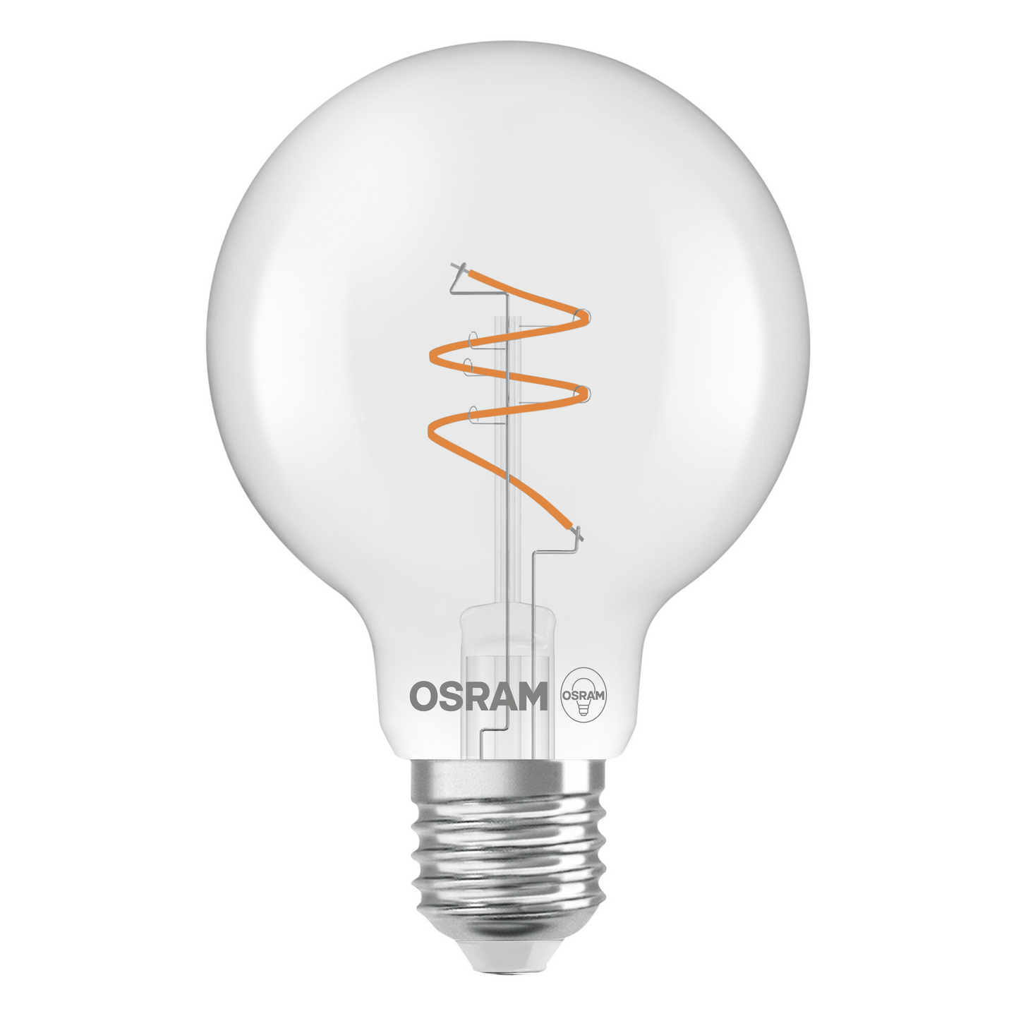 Sisustuslamppu OSRAM Vintage 1906 Globe 80 4,6W 2700K 470lm E27 kirkas Spiral