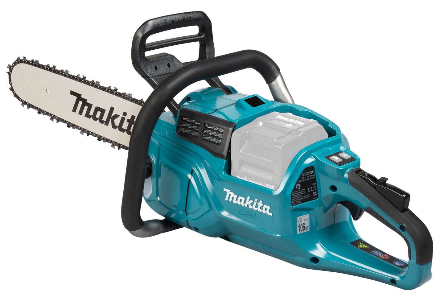 Akkuketjusaha Makita UC030GZ01 40V XGT runkoversio