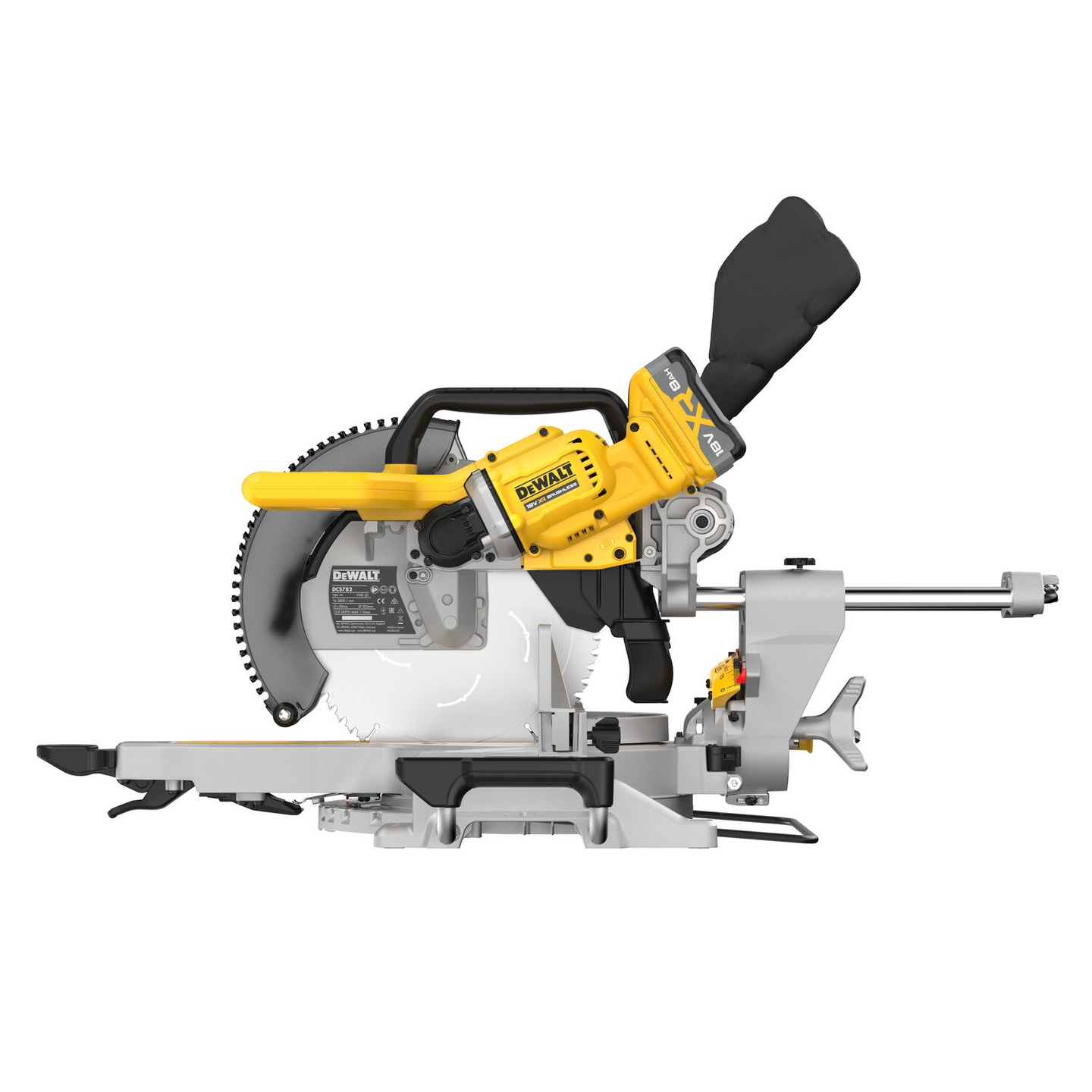 Akkukatkaisu-/jiirisaha Dewalt DCS782XW2 18V 305mm 2x8,0Ah
