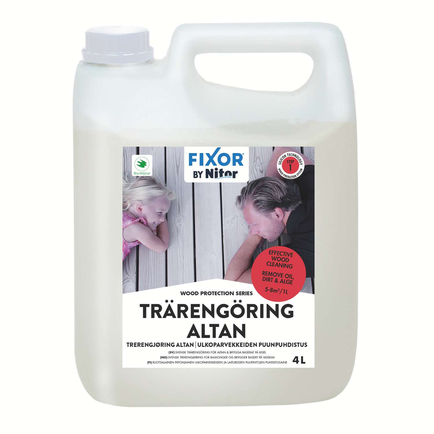 Terassipesu Nitor Step 1 Wood Cleaner 4l