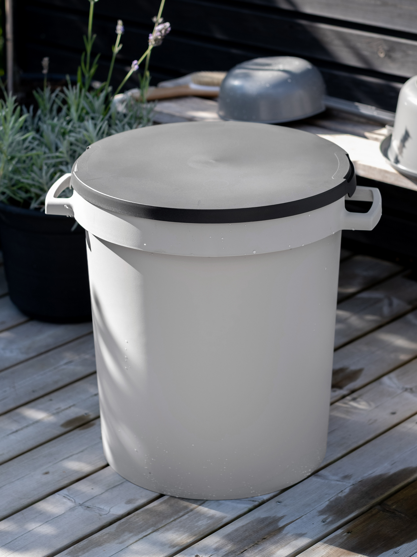 Kansi Orthex vesisaavi 45l tummanharmaa