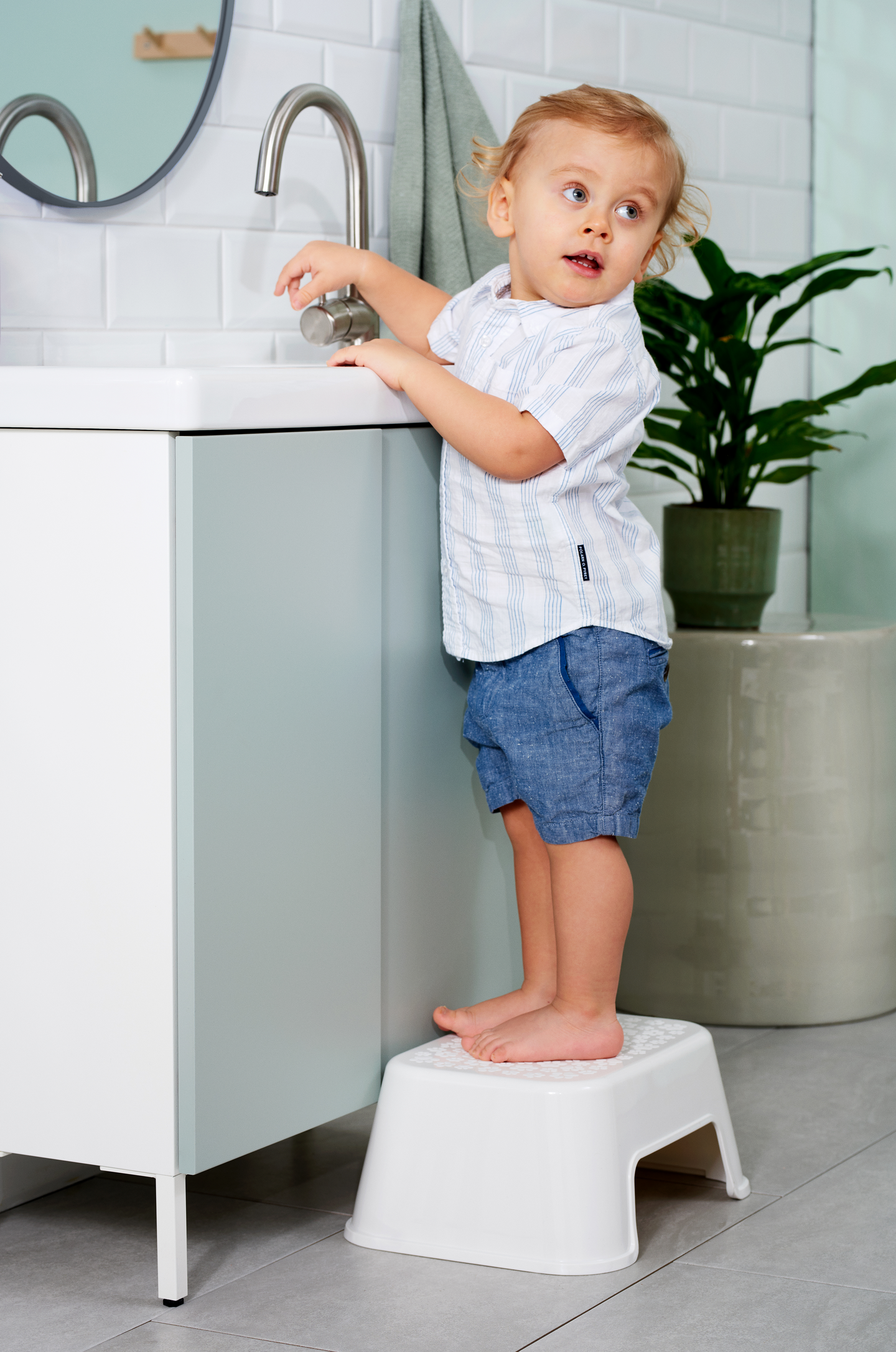 Lasten jakkara Orthex valkoinen