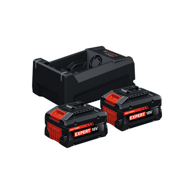 Akku- ja laturipaketti Bosch EXPERT 2xEXBA18V-55 + GAL 12/18V-80