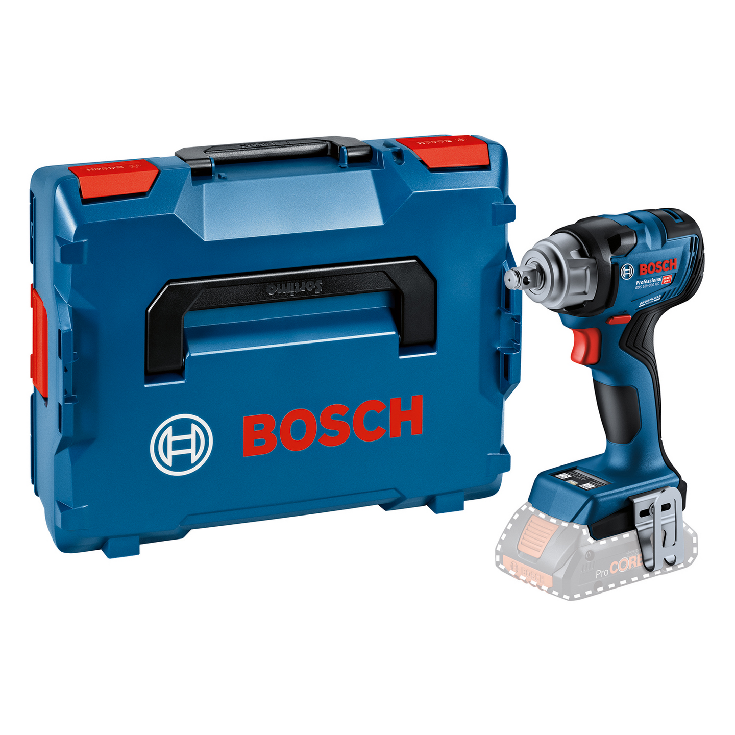 MUTTERDRAGARE BOSCH GDS 18V-330 HC SOLO LB GCY