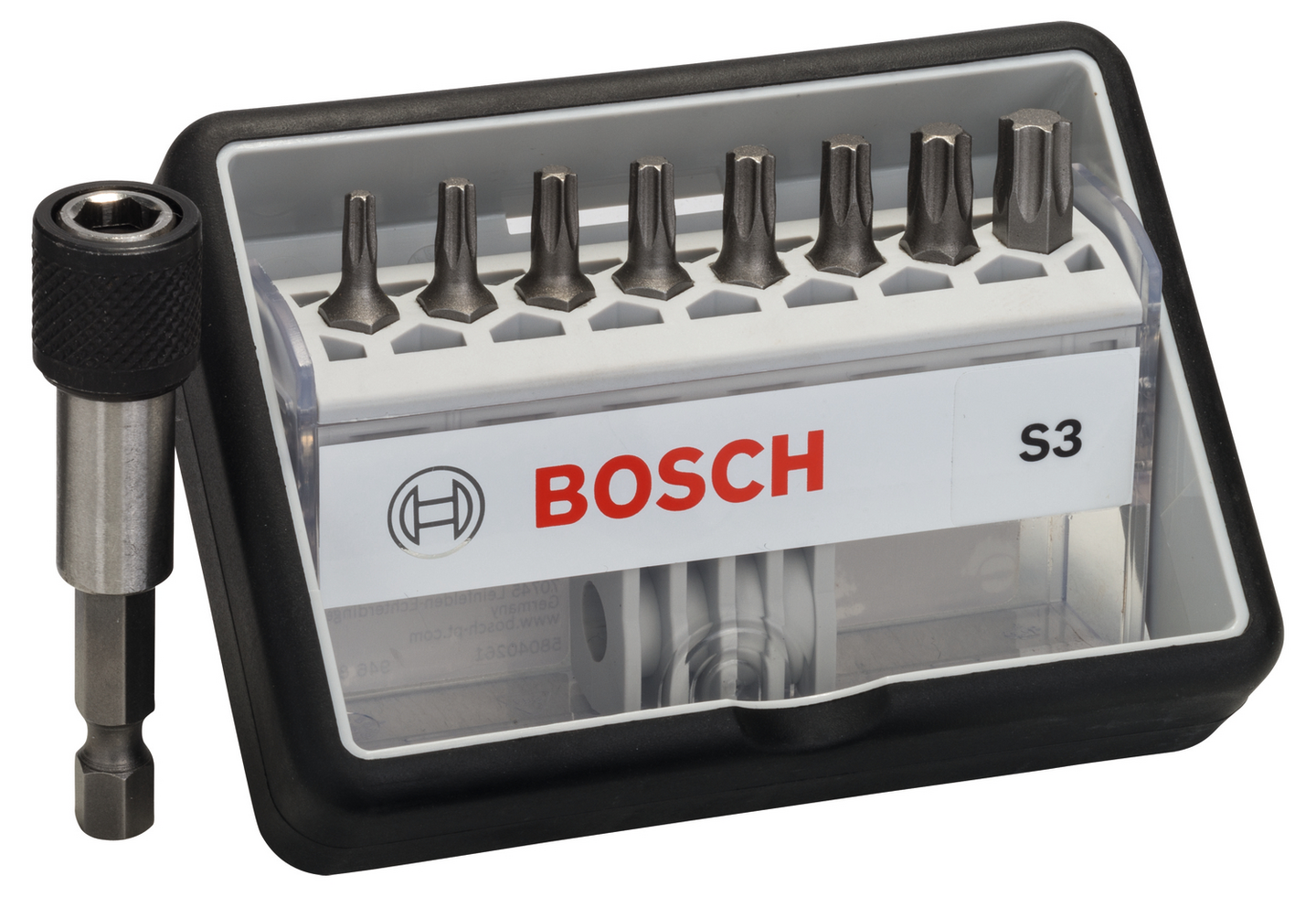 BITSSET BOSCH T8-40 XH QH 25MM S3 9P
