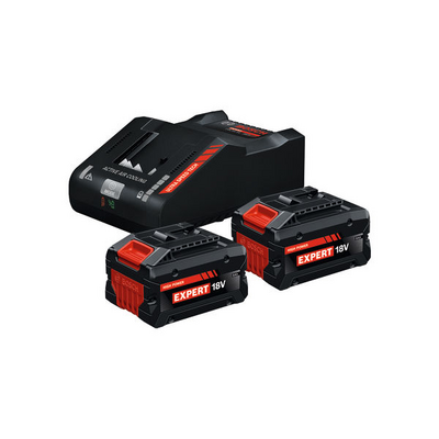 Akku- ja laturipaketti Bosch EXPERT 2xEXBA18V-80 + EXAL18V-160