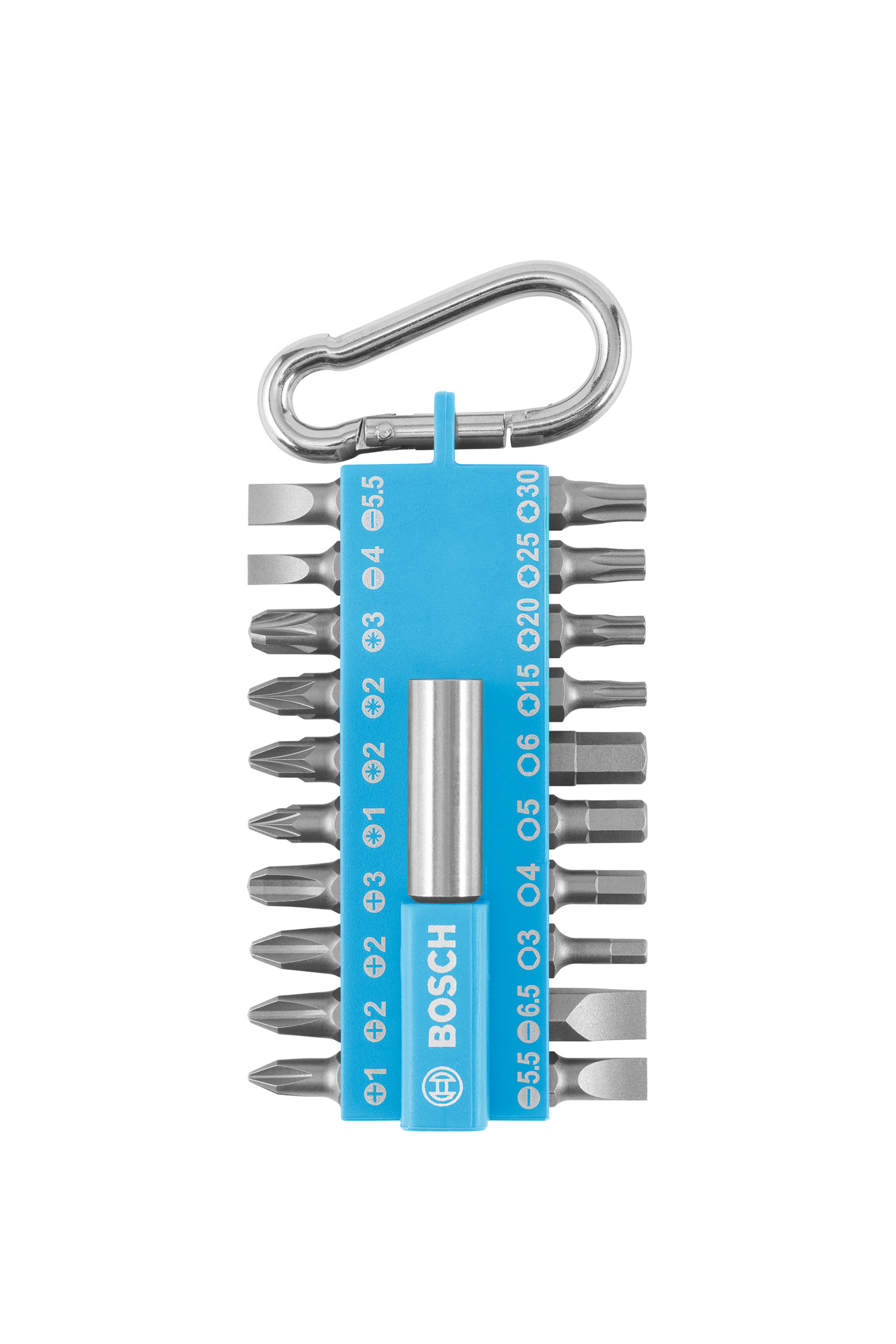 BITSSET BOSCH MED KARBIN LJUSBLÅ 21DELAR