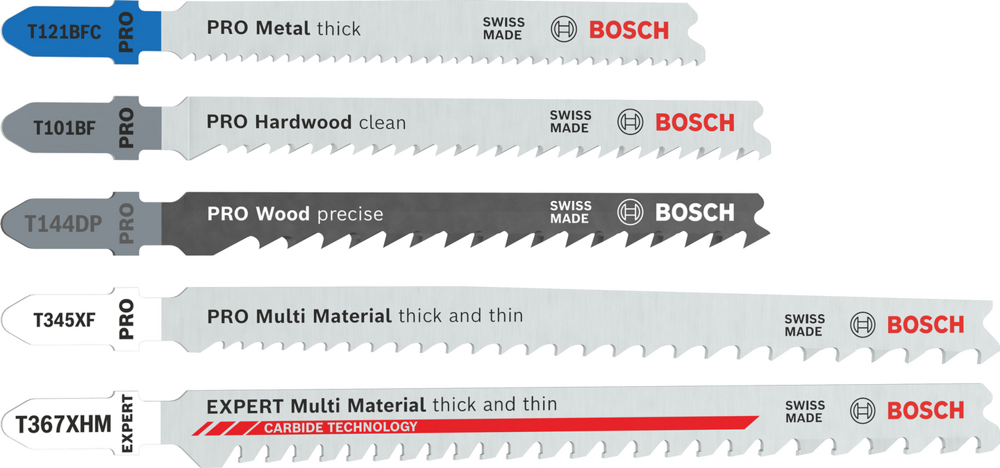 STICKSÅGBLADSET BOSCH MULTIMATERIAL 15DELAR