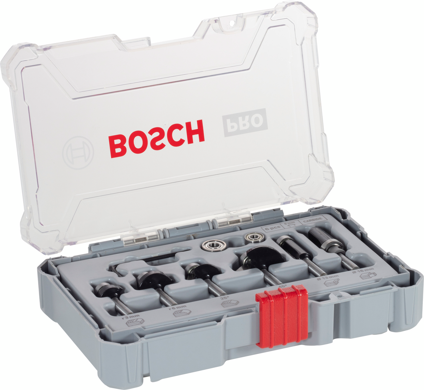 FRÄSSTÅLSET BOSCH HM MIXED 6MM 6ST