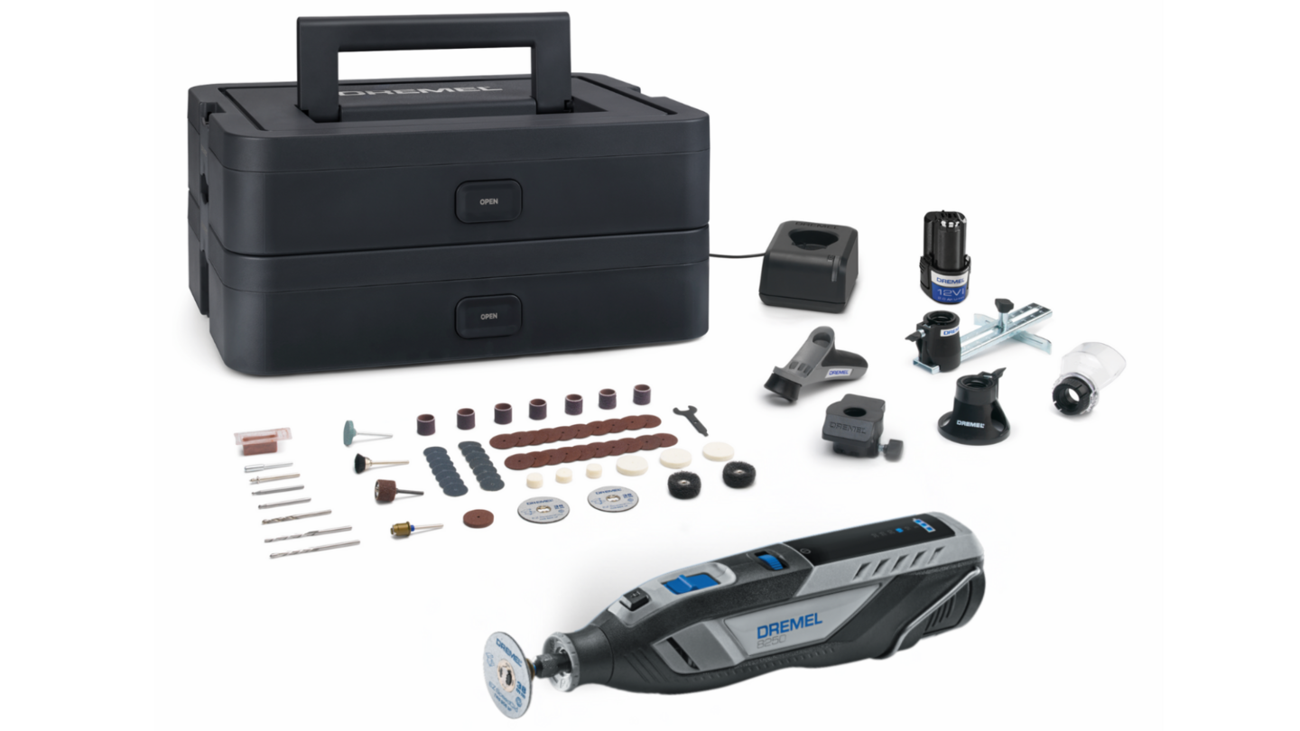 Akkumonitoimityökalu Dremel 8250-5/65 12V 2x2,0Ah