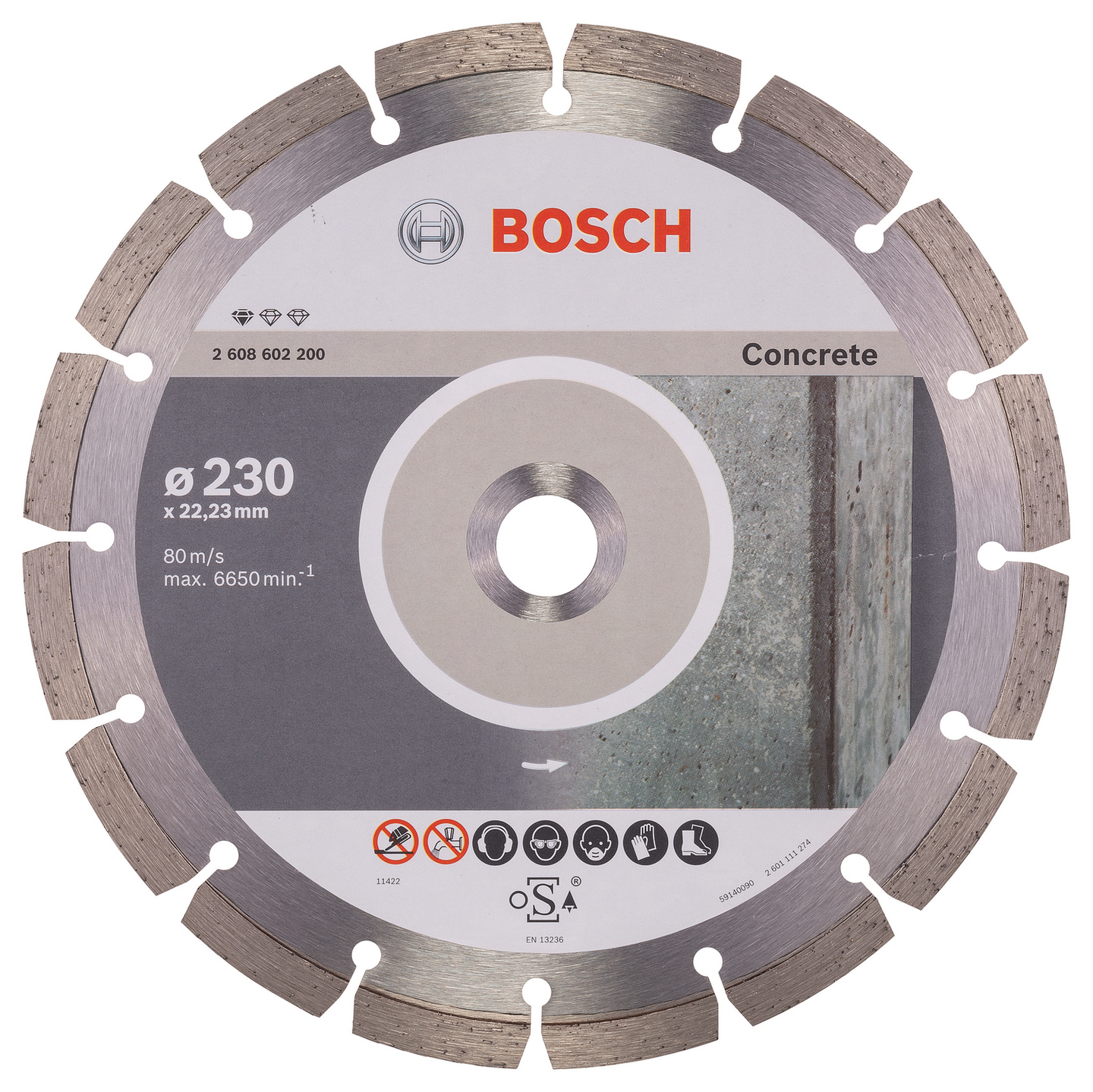 DIAMANTKAPSKIVA BOSCH BPE2 230X22,2MM