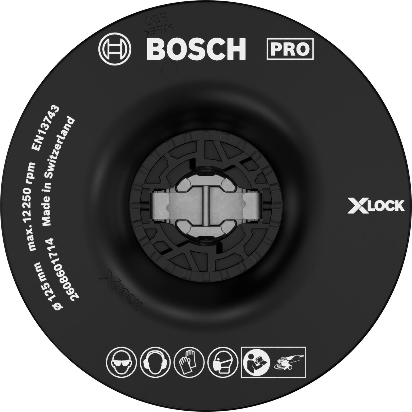 SLIPTALLRIK BOSCH X-LOCK SOFT 125MM
