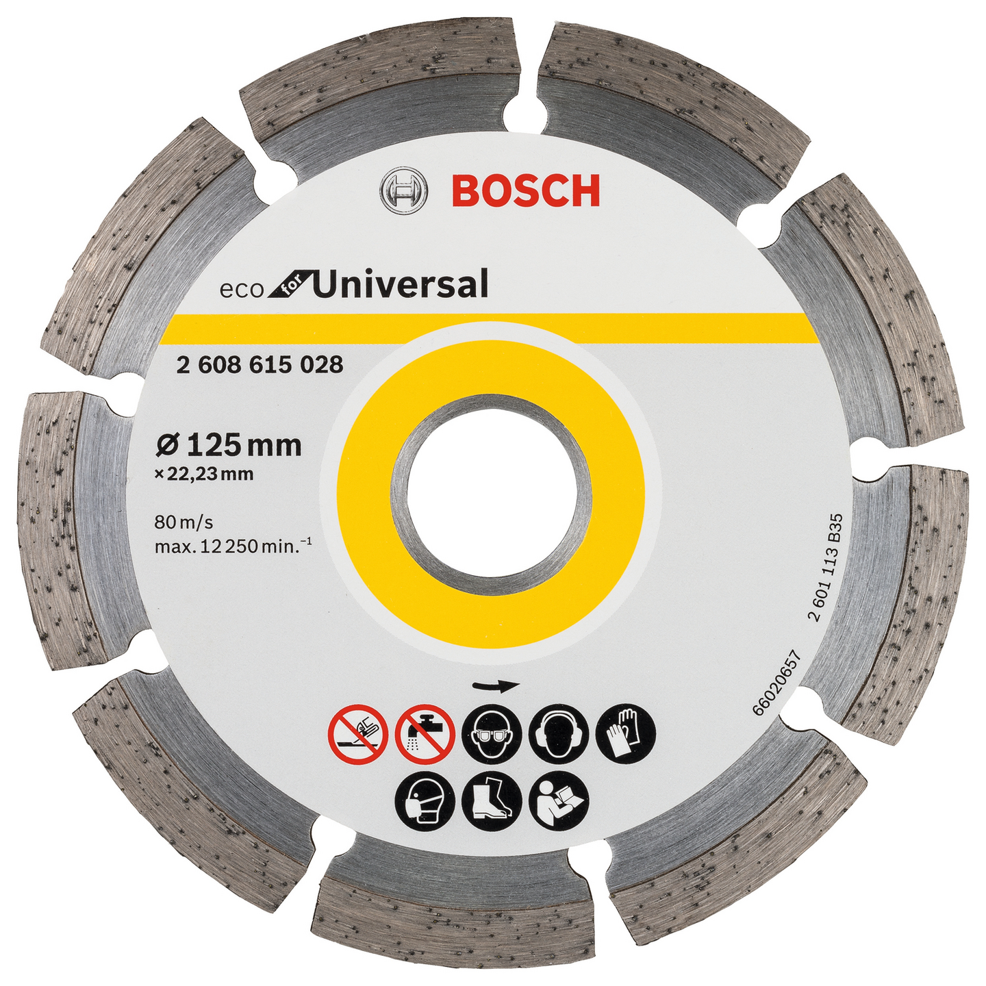 DIAMANTSKIVA BOSCH ECO UNIVERSAL 125X22,2MM