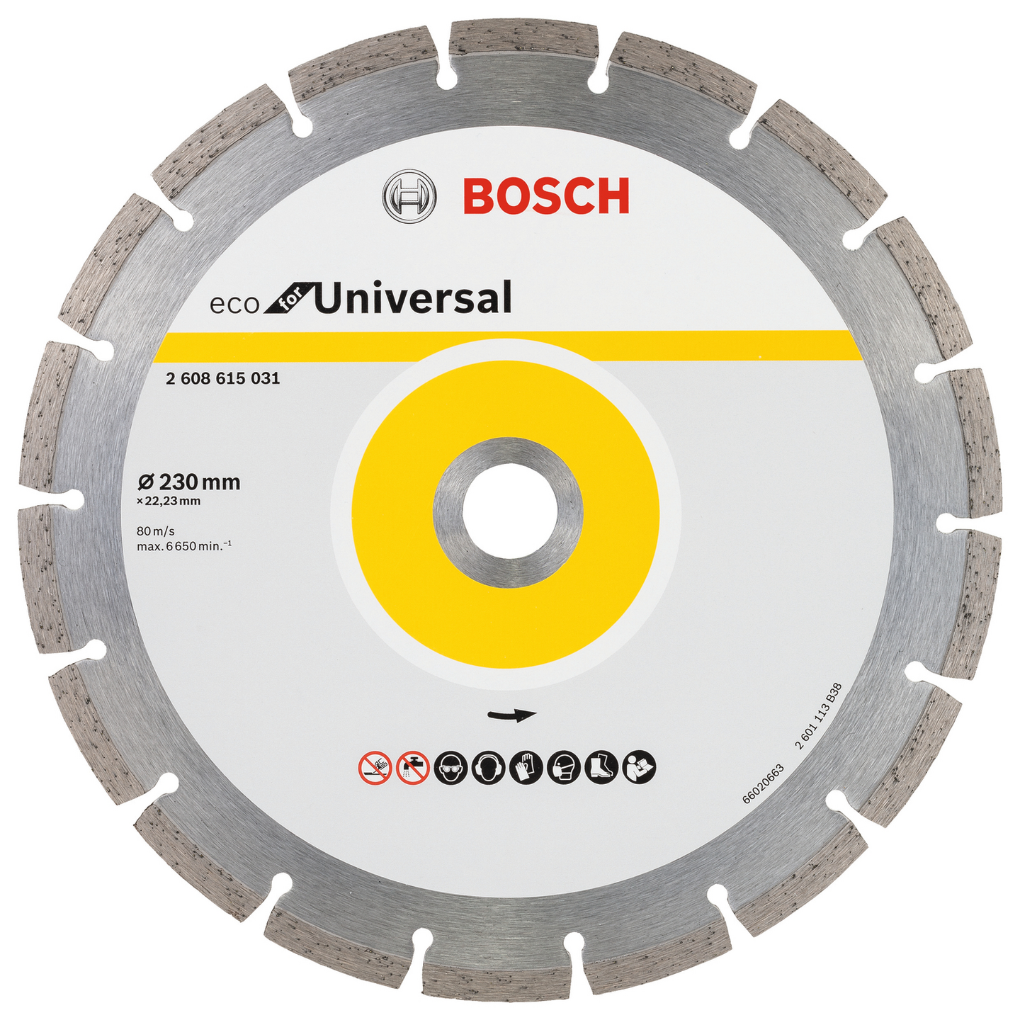 DIAMANTSKIVA BOSCH ECO UNIVERSAL 230X22,2MM