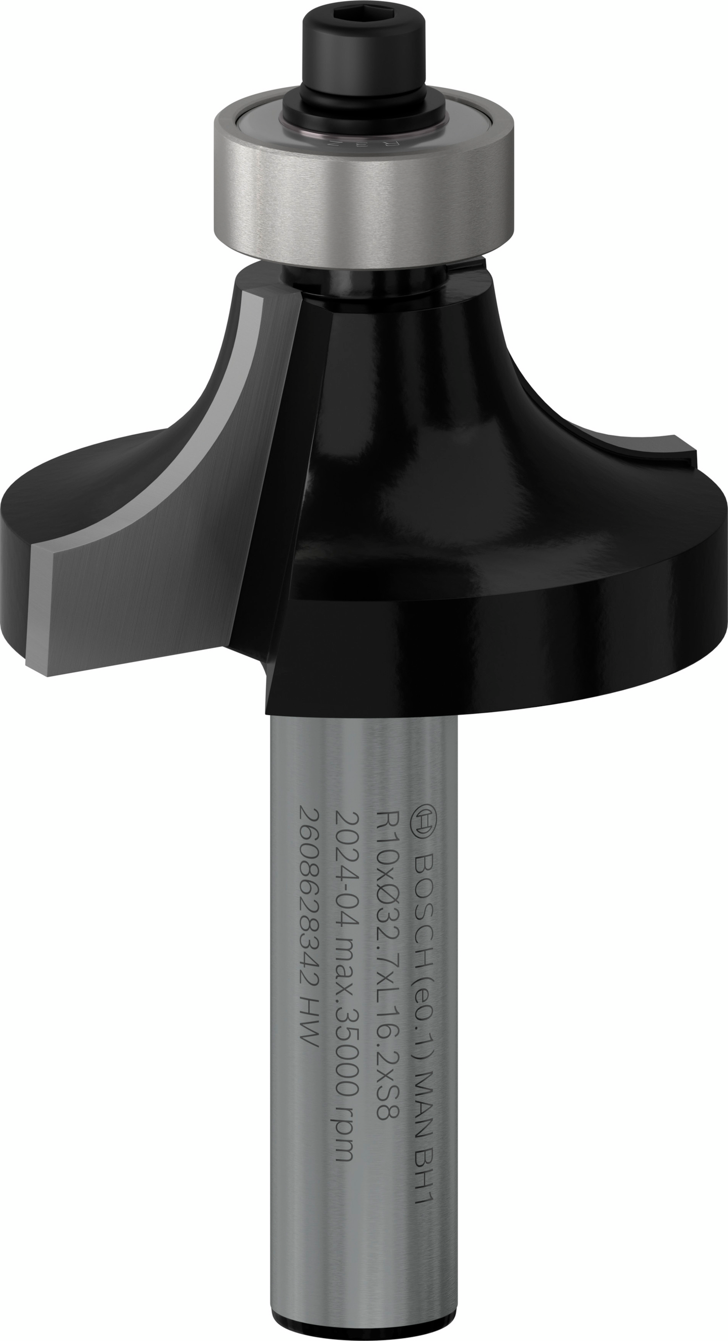 AVRUNDNINGSFRÄS BOSCH MED STYRHJÄLP HM 8X10X17MM