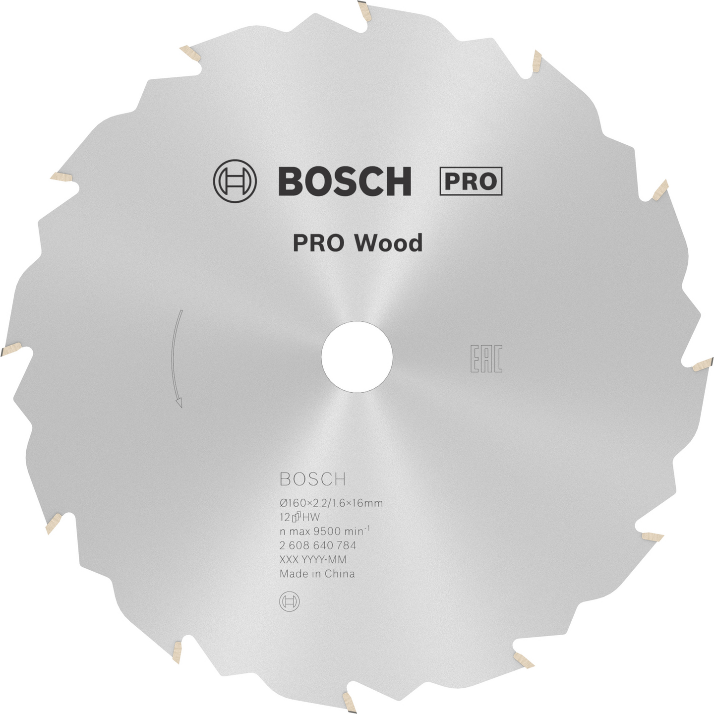 CIRKELSÅGKLINGA BOSCH SPEEDL WOOD 160X16MM T12