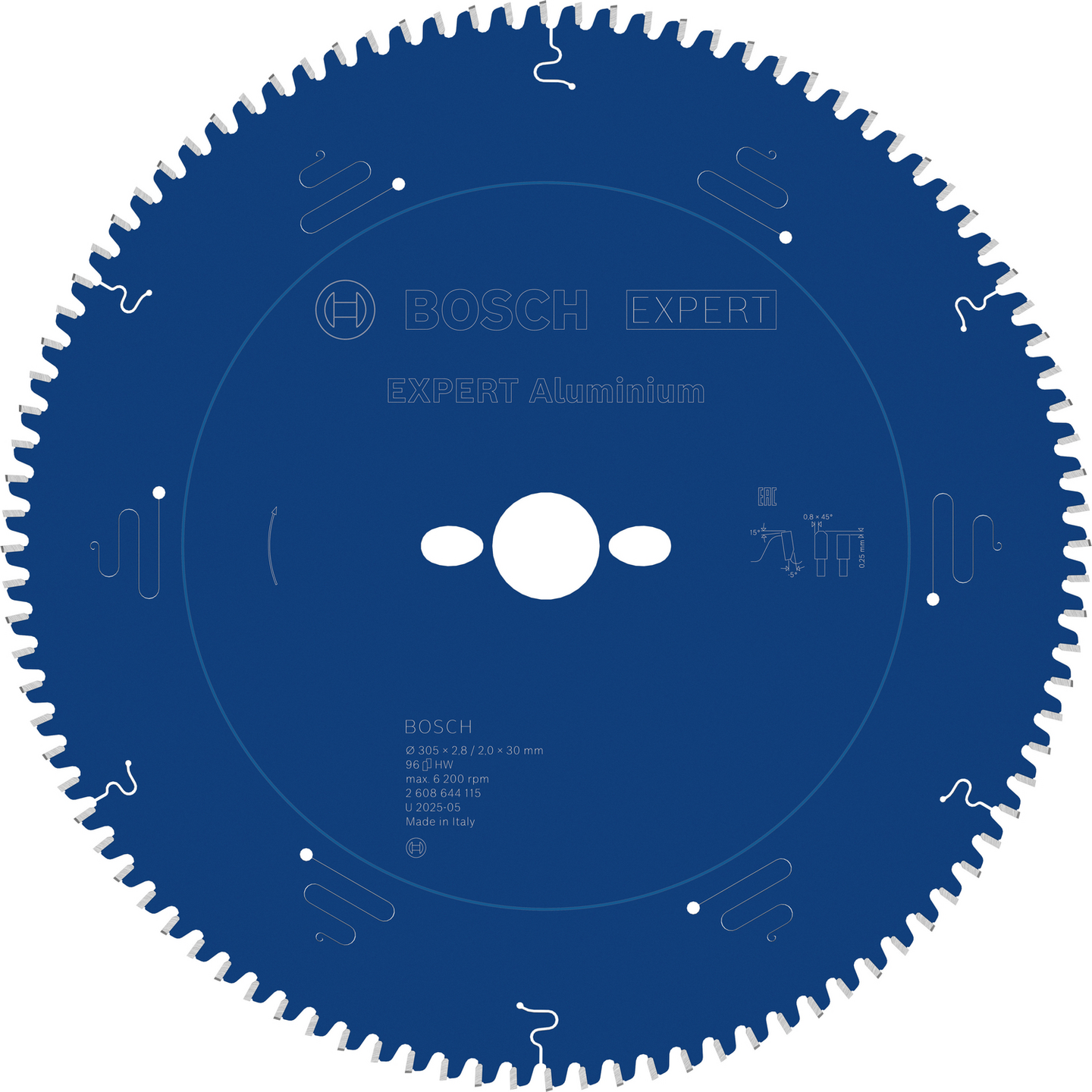 CIRKELSÅGKLINGA BOSCH EXP ALU 305X30X2,8MM 96T
