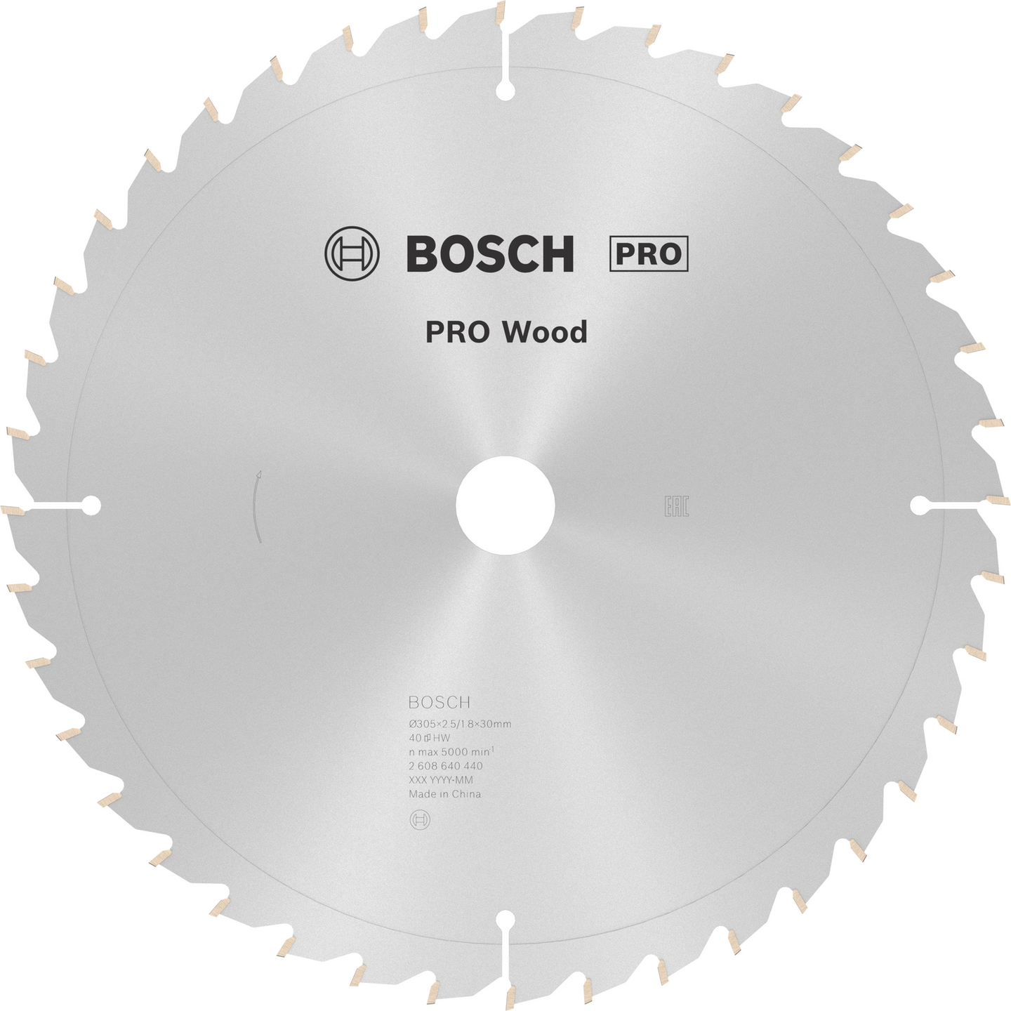 CIRKELSÅGKLINGA BOSCH TRÄ 305X2,5X30MM 40T-5