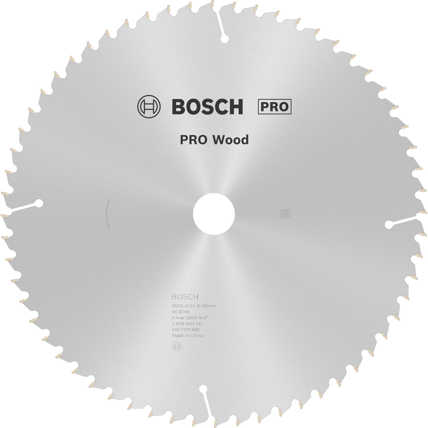 CIRKELSÅGKLINGA BOSCH TRÄ 305X2,5X30MM 60T-5