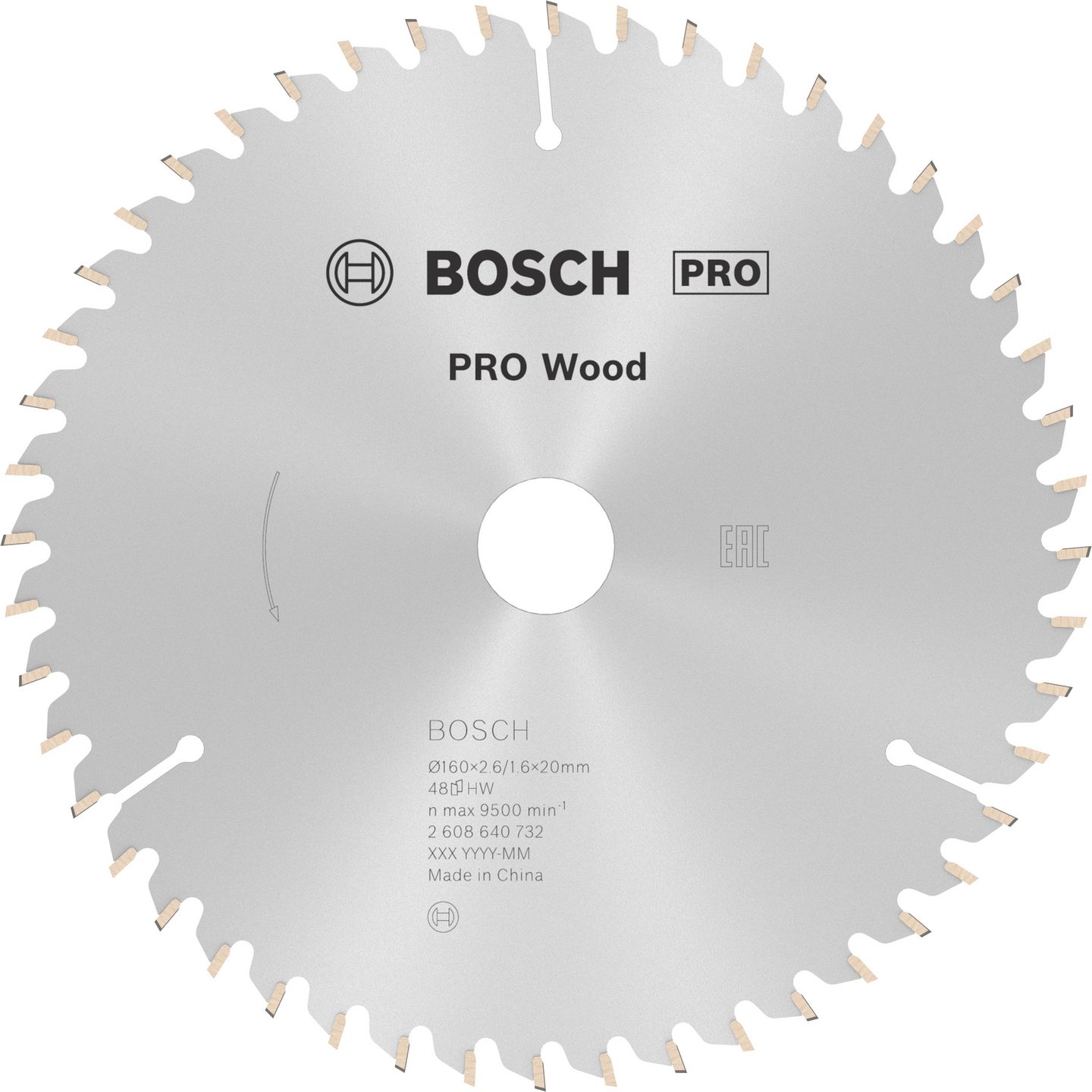 CIRKELSÅGKLINGA BOSCH OPTIL WOOD 160X20/16MM T48