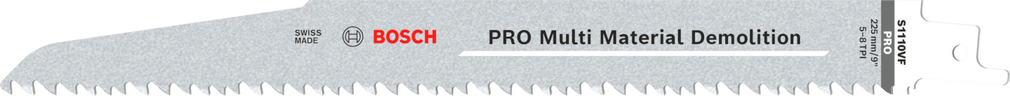 TIGERSÅGBLAD S1110VF 5ST HEAVY TRÄ/METALL BOSCH