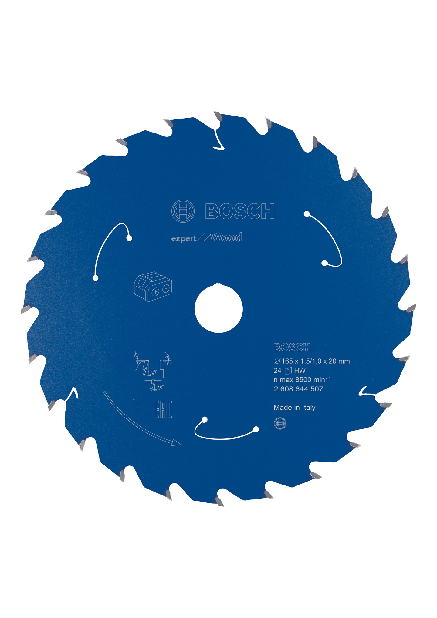 CIRKELSÅGKLINGA BOSCH EX ACCU TRÄ 165X20X1,5MM 24T