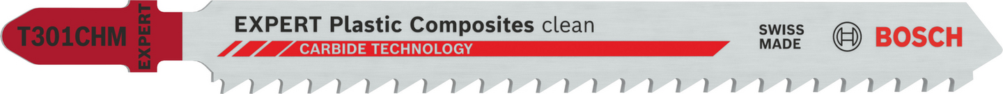 STICKSÅGBLAD BOSCH T301CHM PLASTIC, EXP 3ST