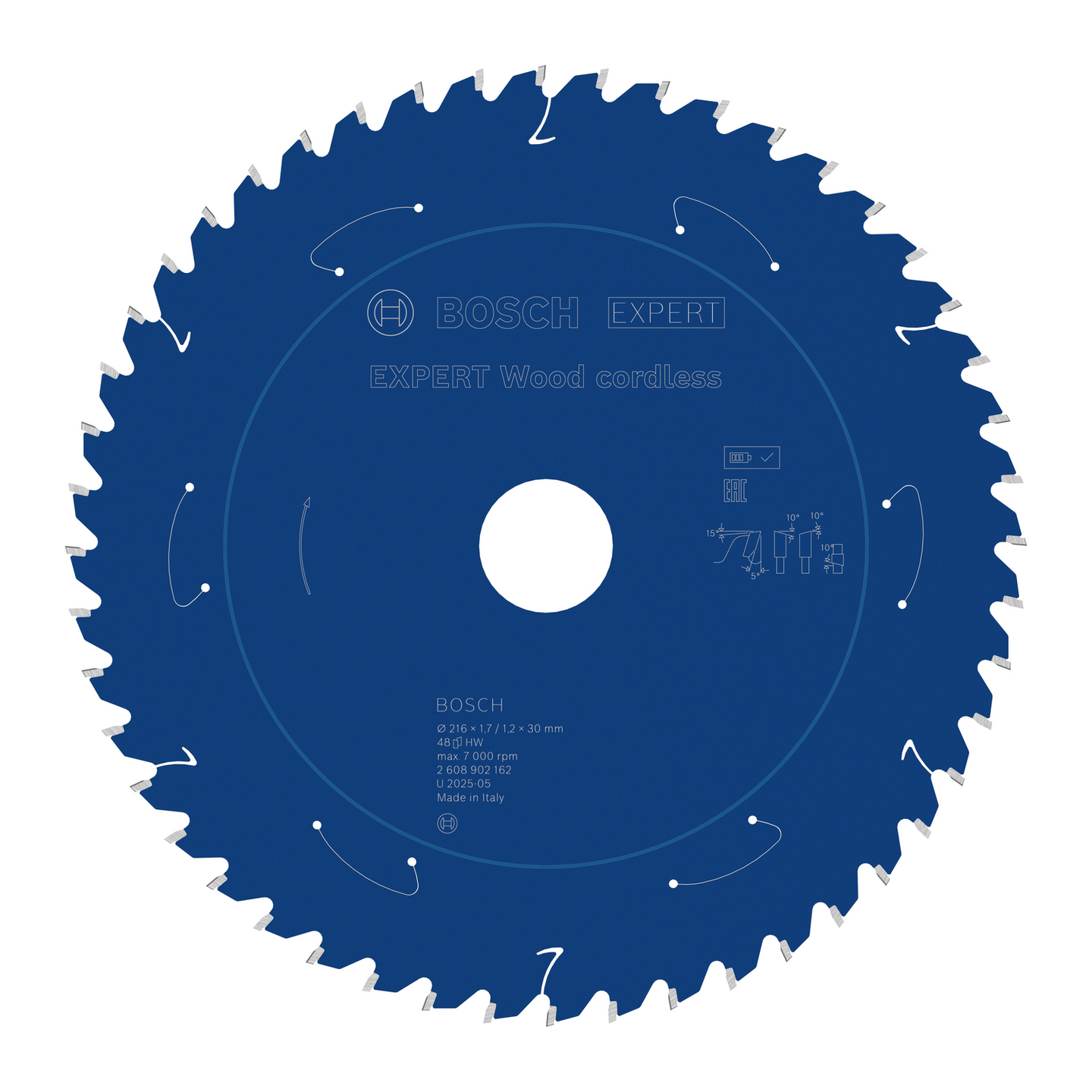 SÅGKLINGA BOSCH 216X30X1,7 48T 5G WO, CL EXP
