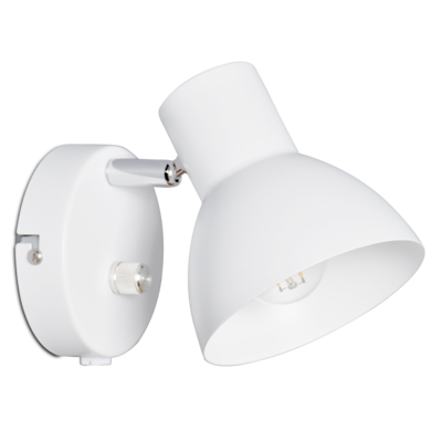 Seinävalaisin Sessak Elvin valkoinen