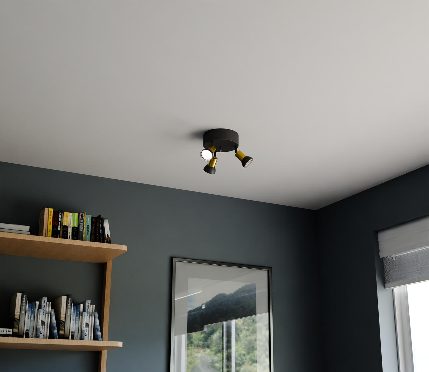 Kattospotti Sessak Havanna 3-osainen musta