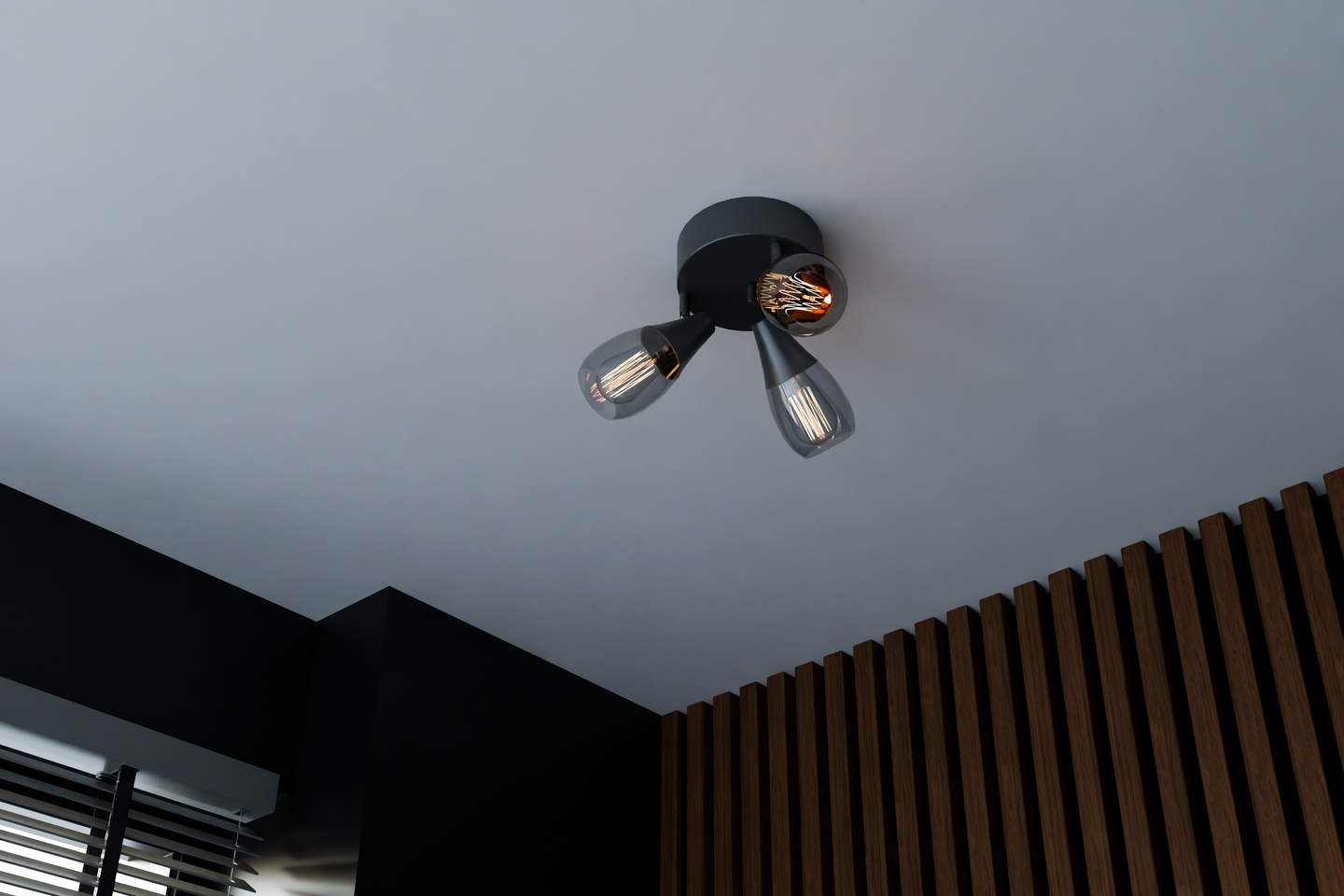 Kattovalaisin Sessak Moon 3-osainen musta