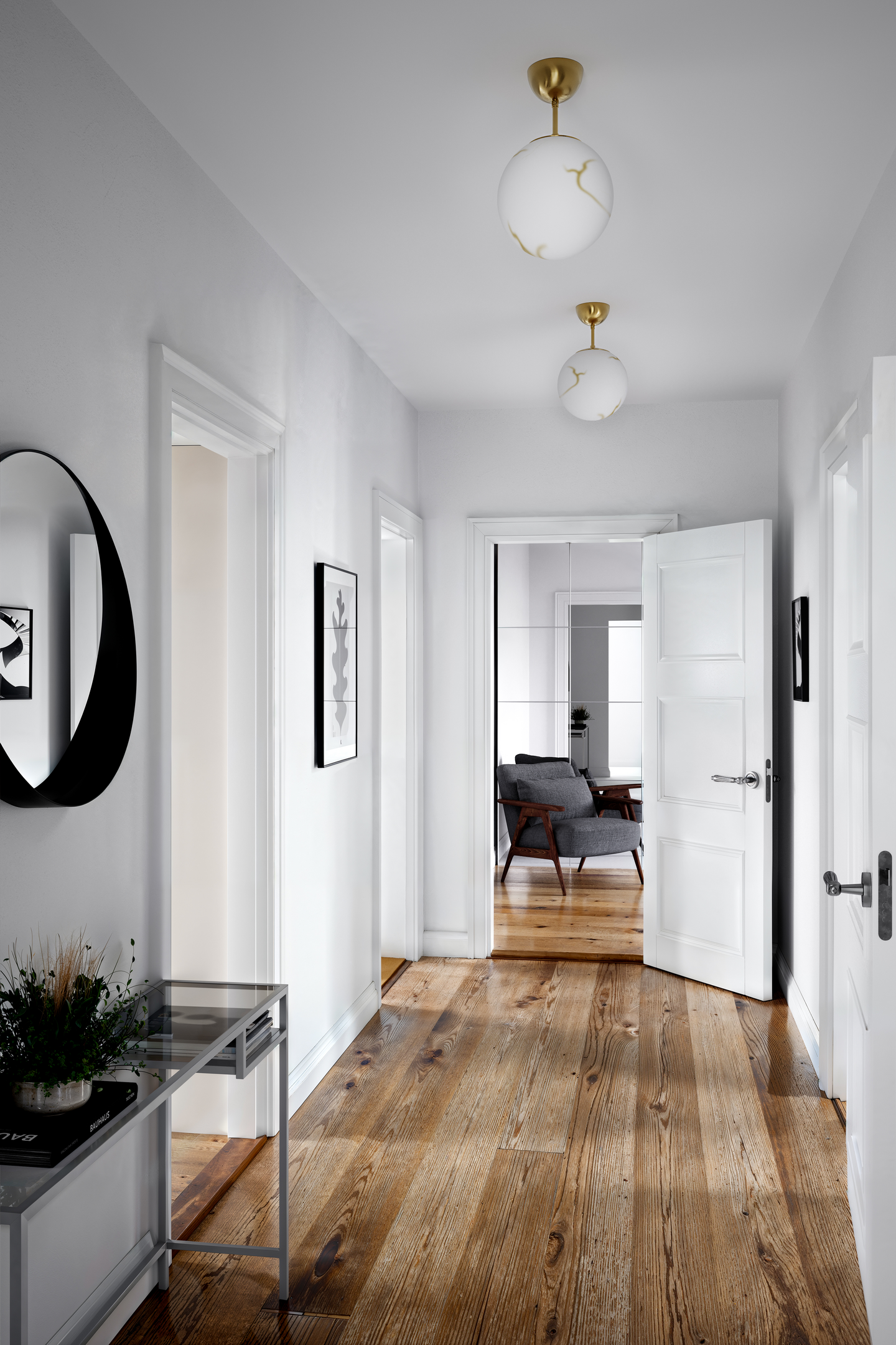 Riippuvalaisin By Rydens Bellaggio antiikkimessinki/marmori