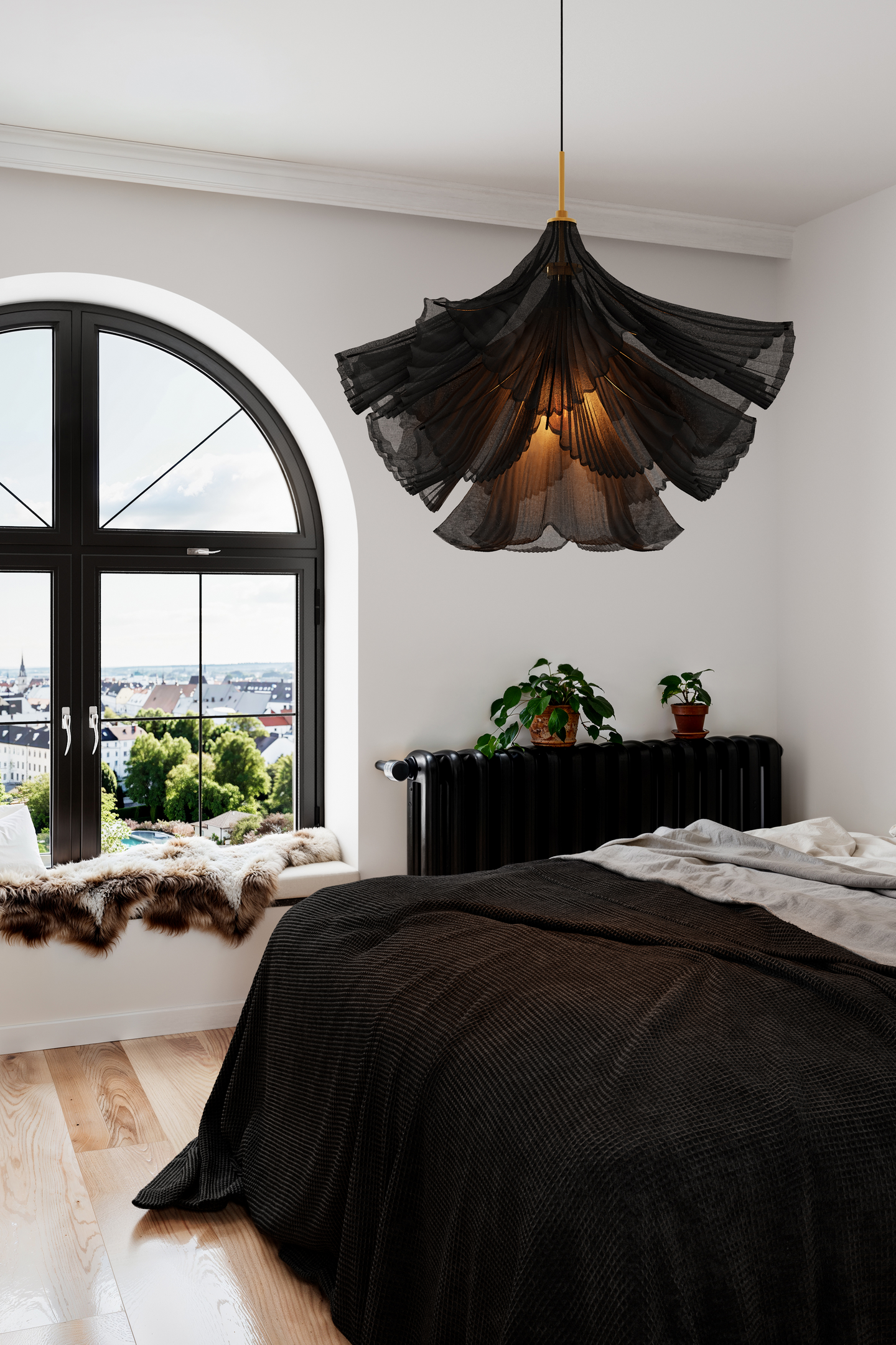 Riippuvalaisin By Rydens Juliette 75 vihreä/messinki