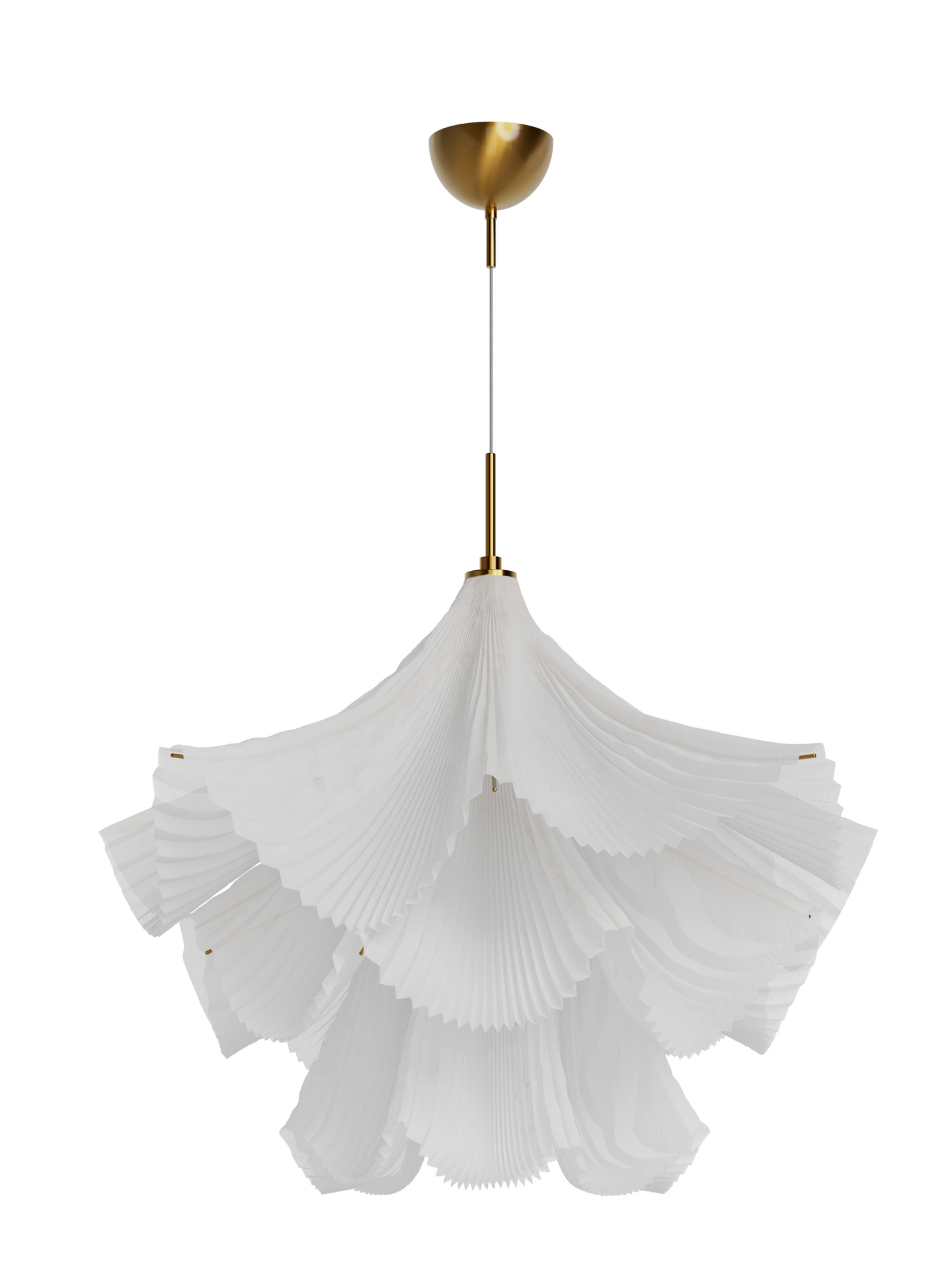 Riippuvalaisin By Rydens Juliette 75 valkoinen/messinki