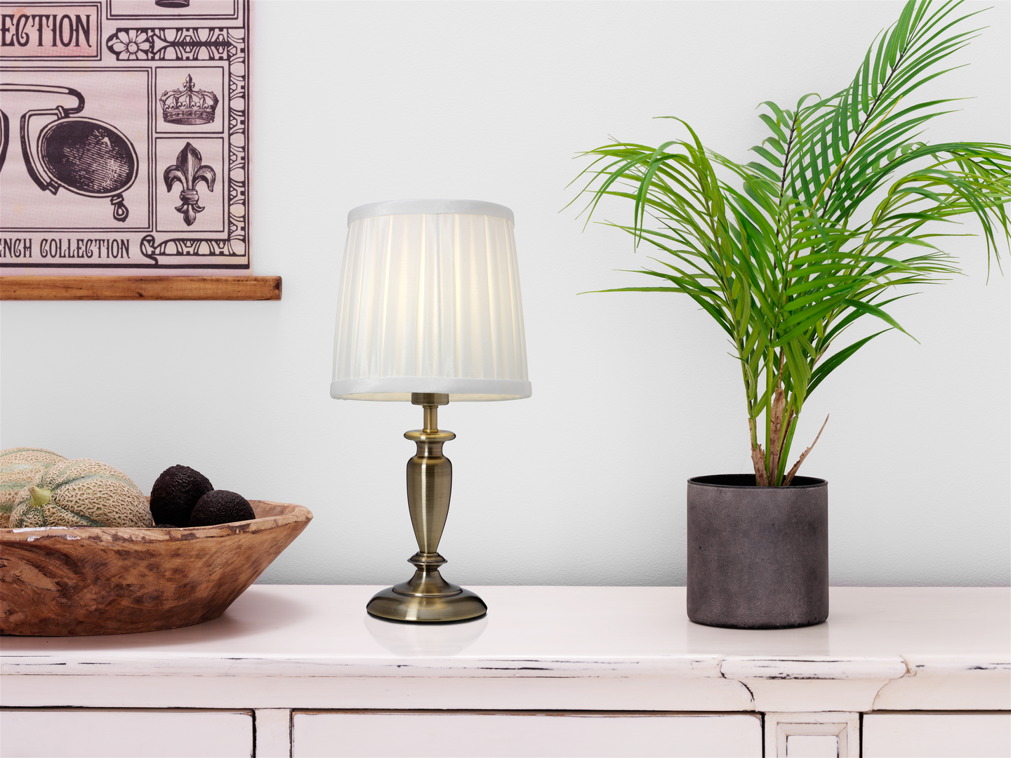 Pöytävalaisin Cottex Ines antiikki