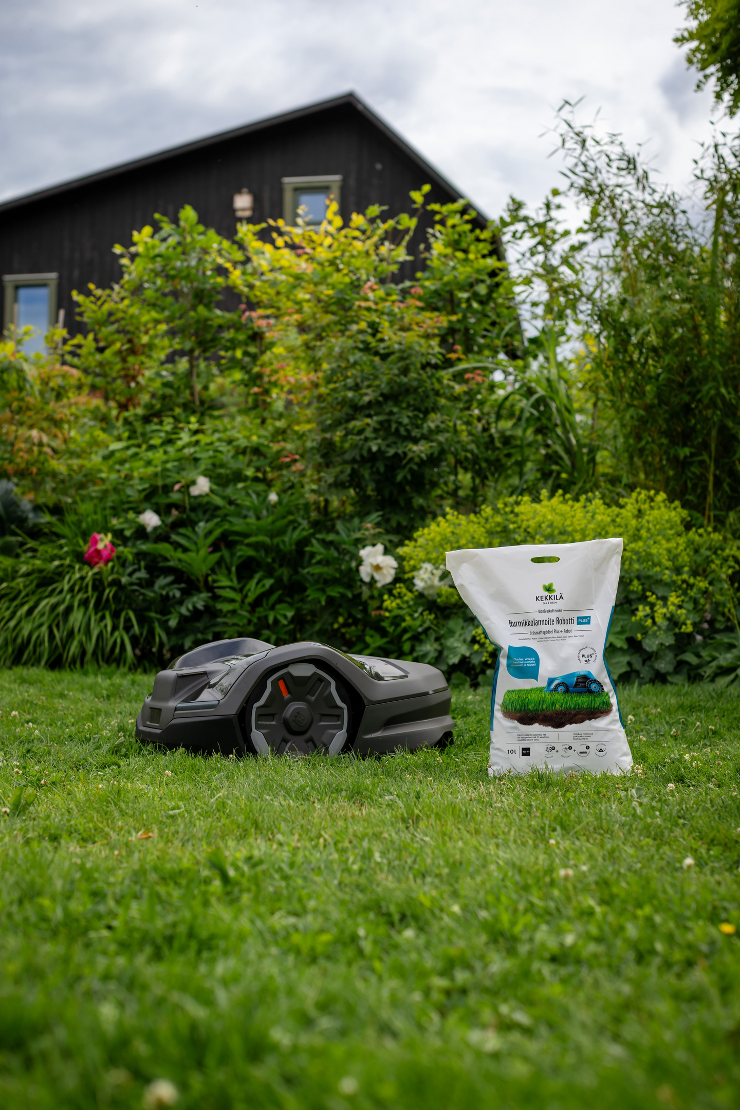 Nurmikkolannoite Kekkilä PLUS+ Robotti 10l