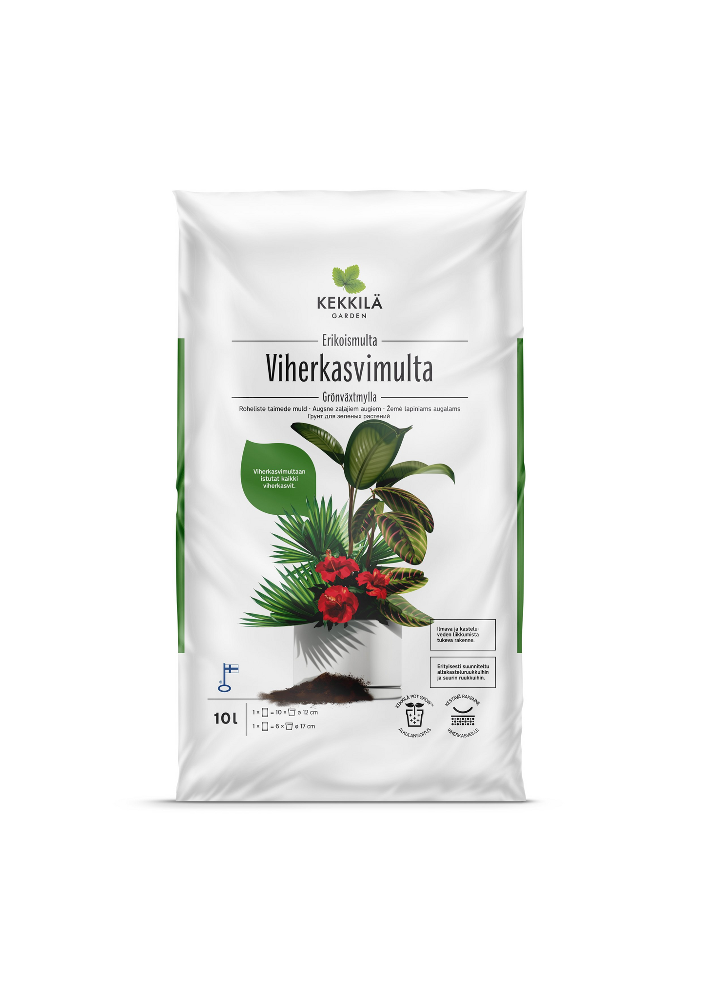 Viherkasvimulta Kekkilä 10l
