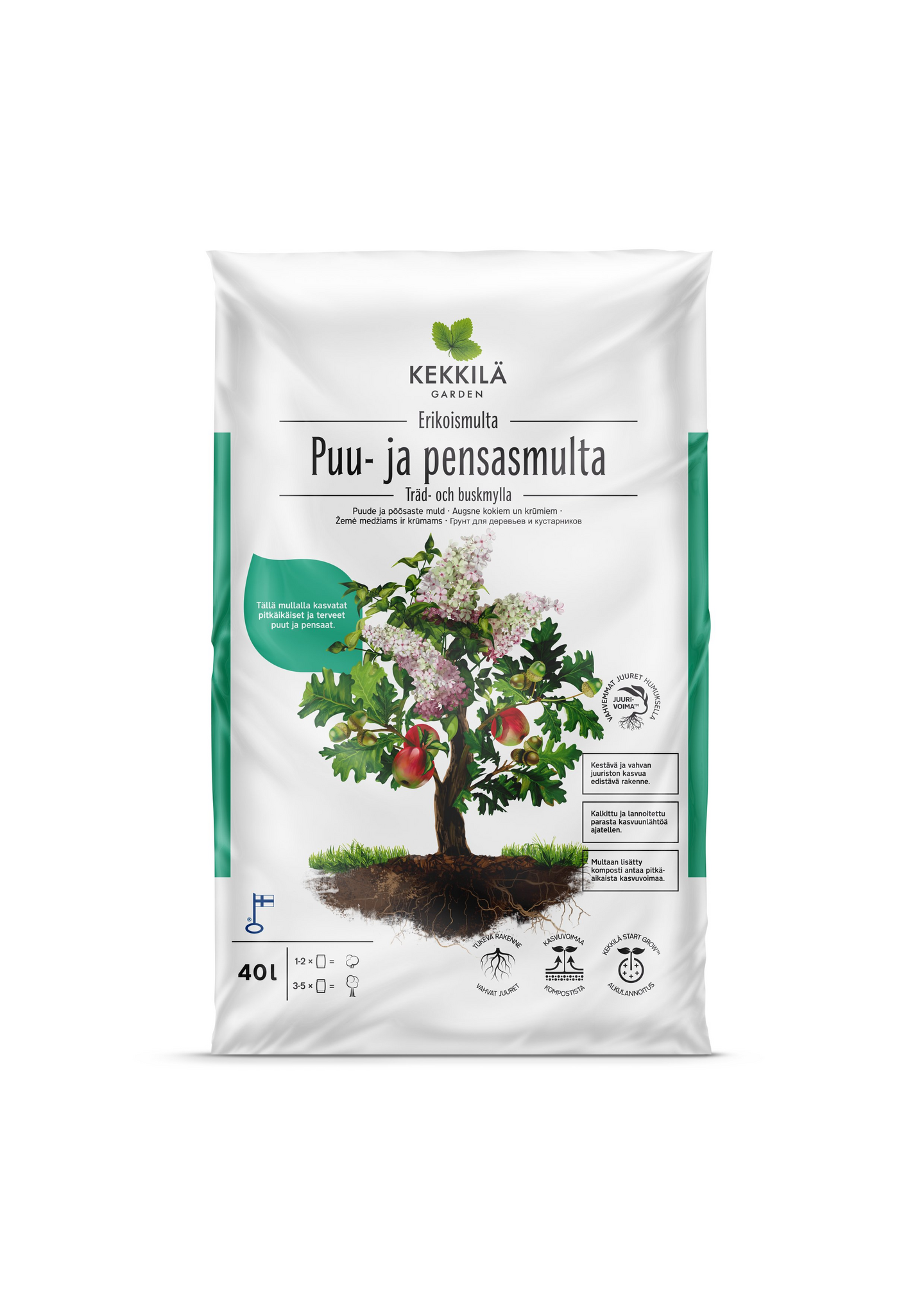 Puu- ja pensasmulta Kekkilä 40l