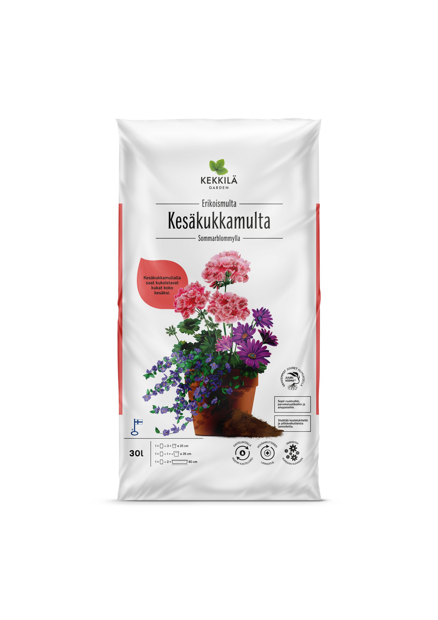 Kesäkukkamulta Kekkilä 30l