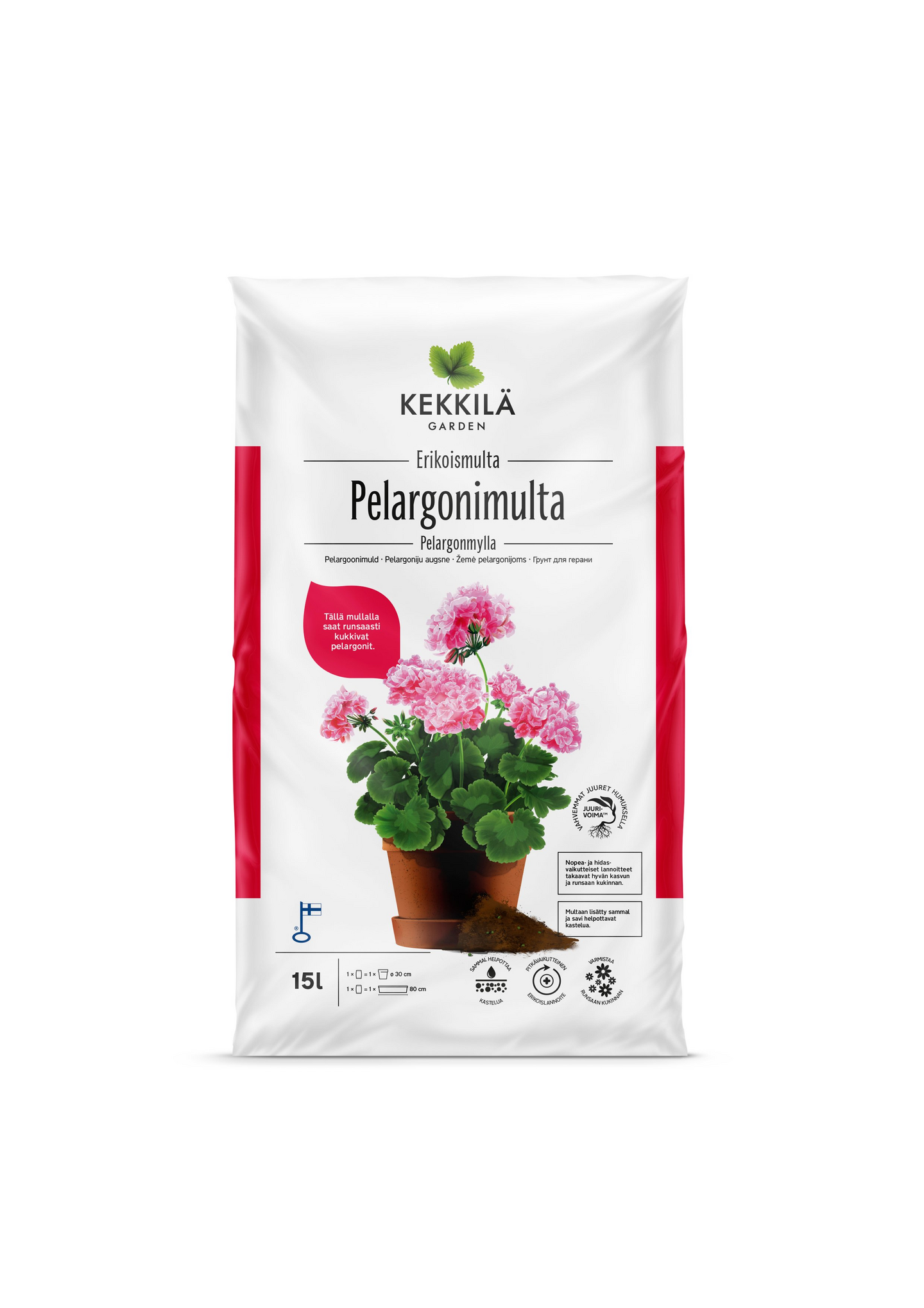 Pelargonimulta 15l Kekkilä