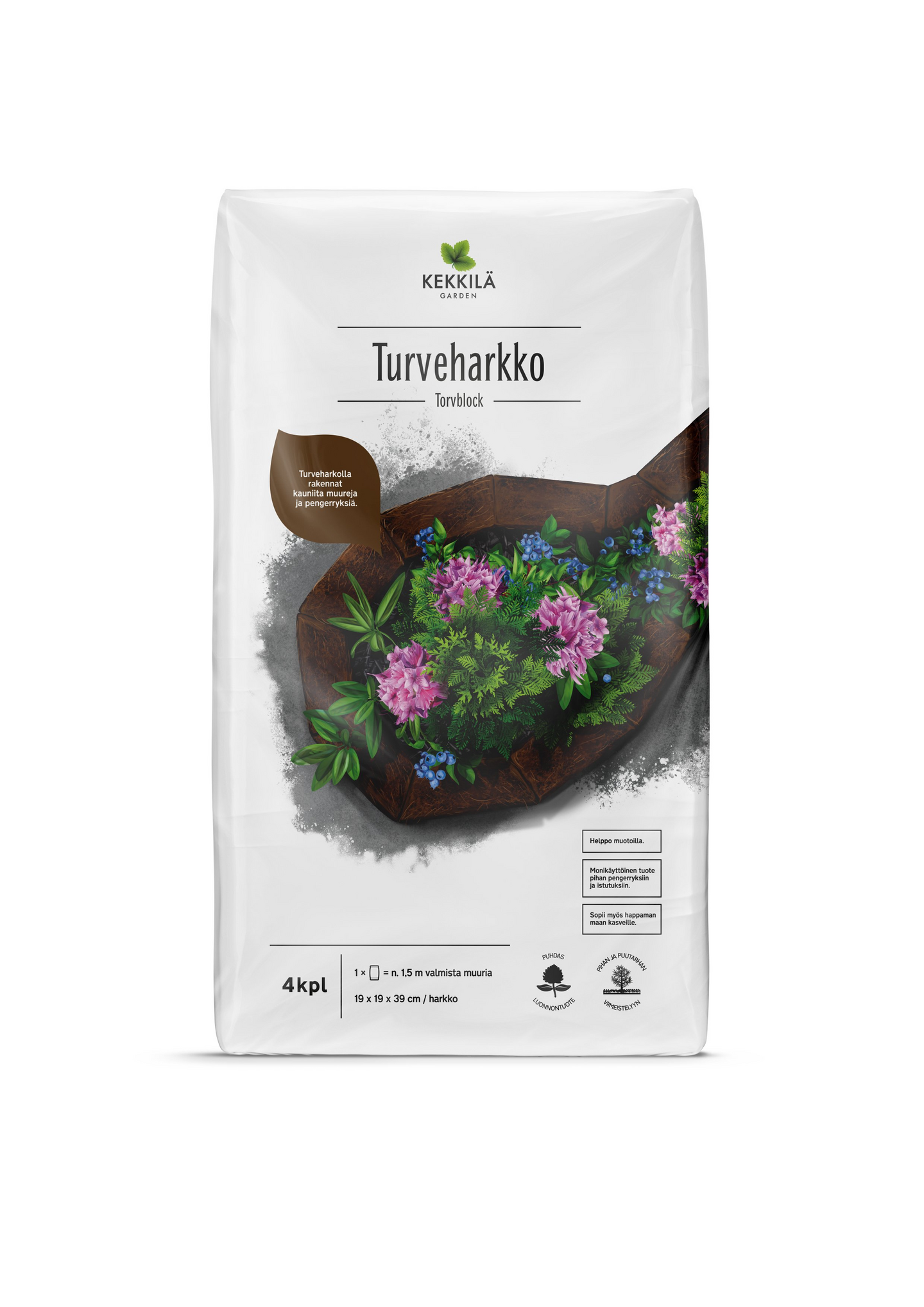 Turveharkko Kekkilä 4kpl