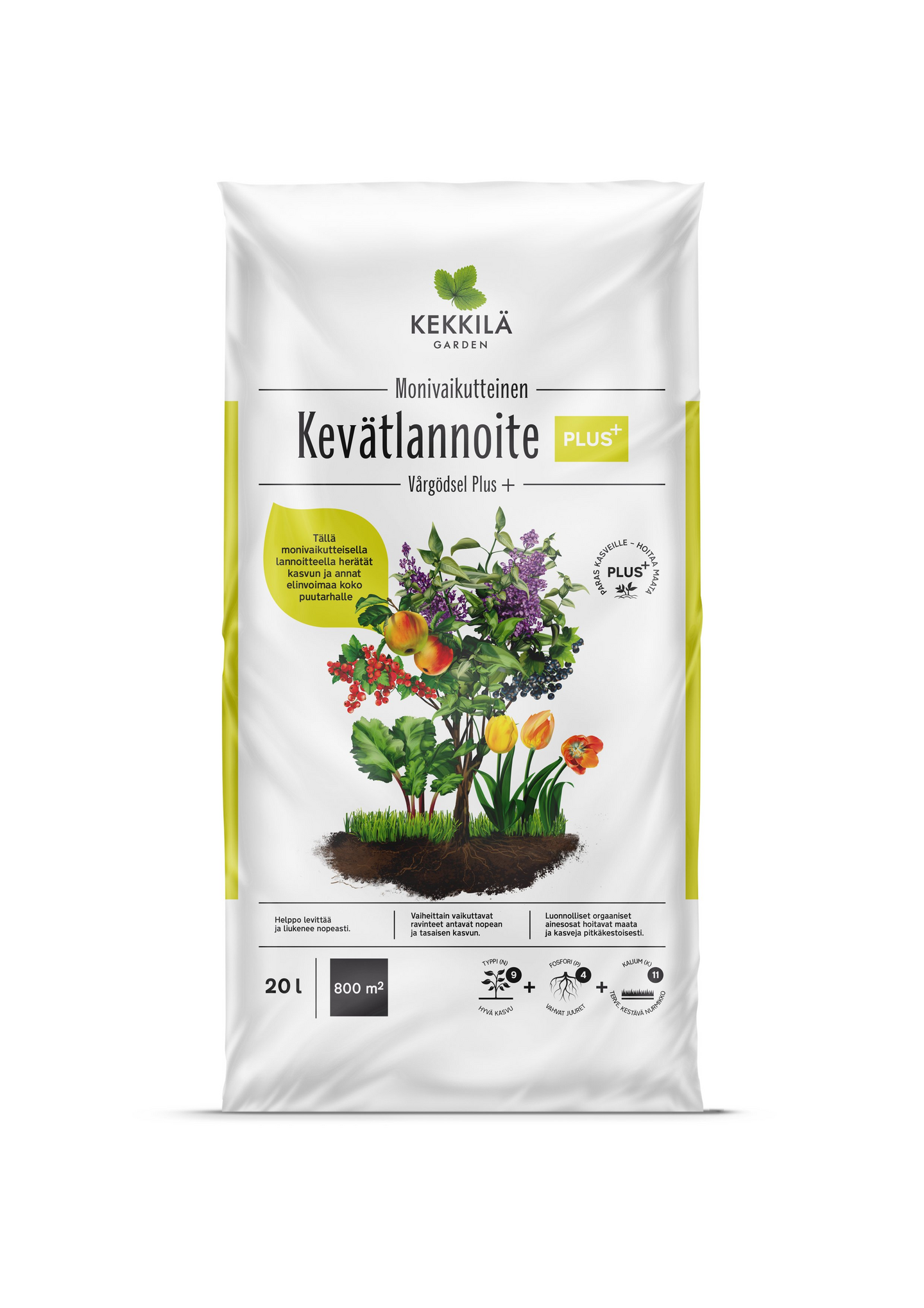 Kevätlannoite Kekkilä Plus+ 20l