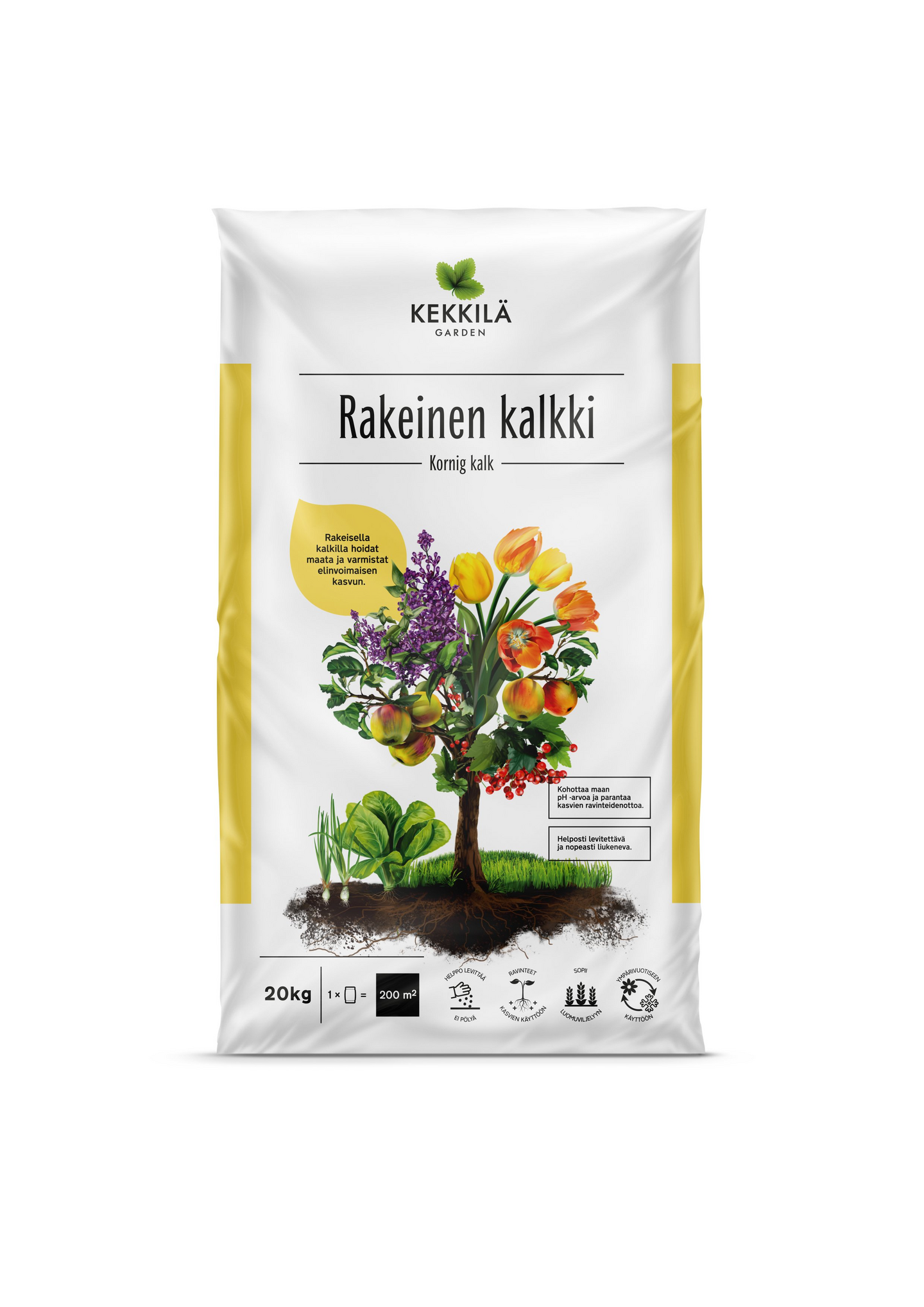 Rakeinen kalkki Kekkilä 20kg