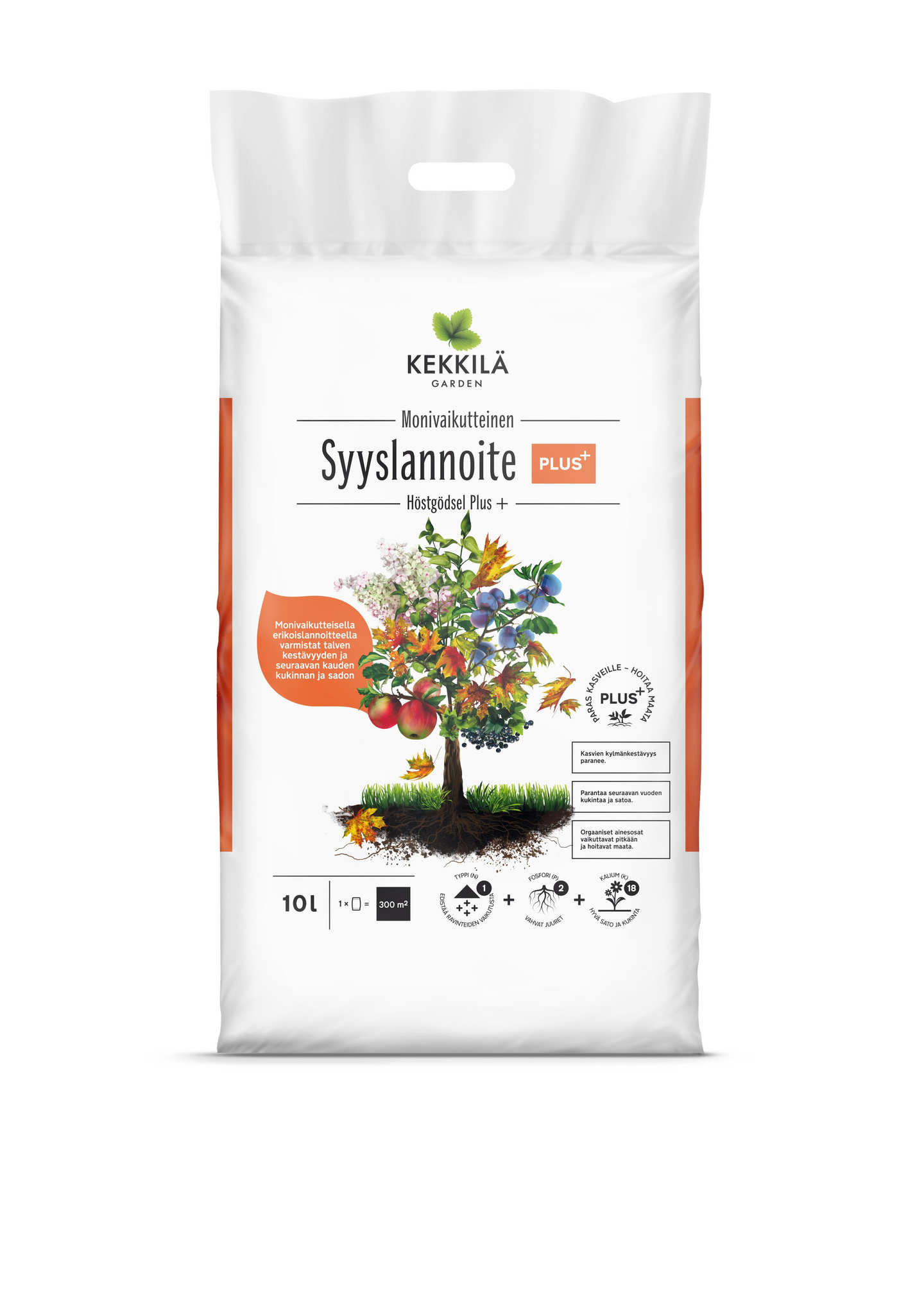 Syyslannoite Kekkilä Plus+ 10l