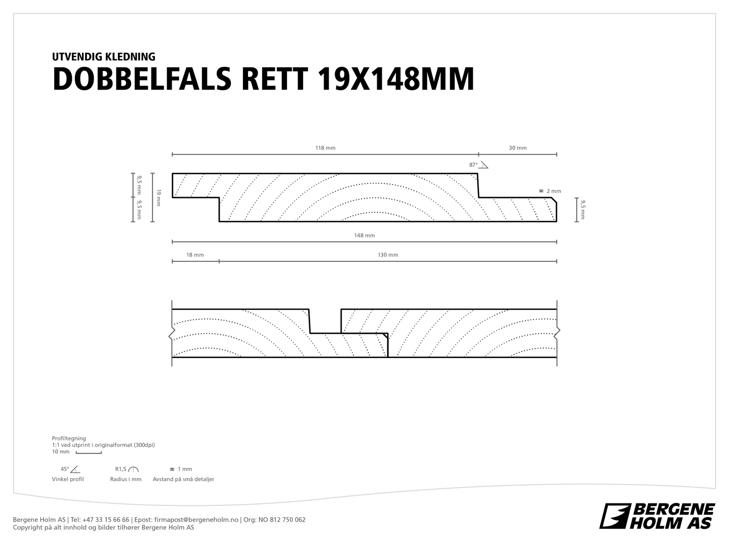 GRAN 19X148 DF RETT NORD
