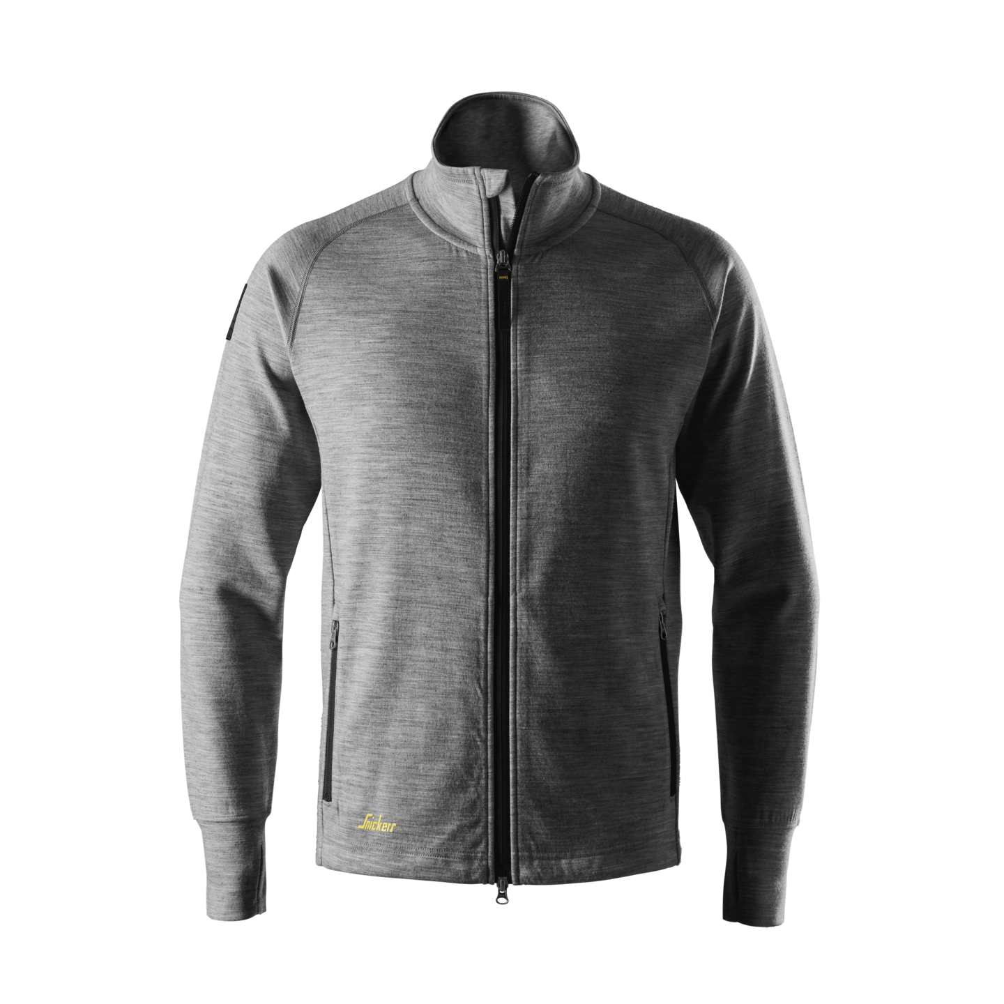 MELLANLAGERJACKA ULL GRÅ MELERAD STL 4XL